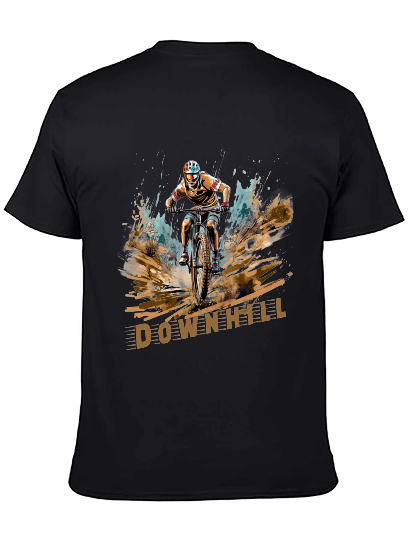 Downhill Mountain Bike Graphic Tee - Adventure Ready