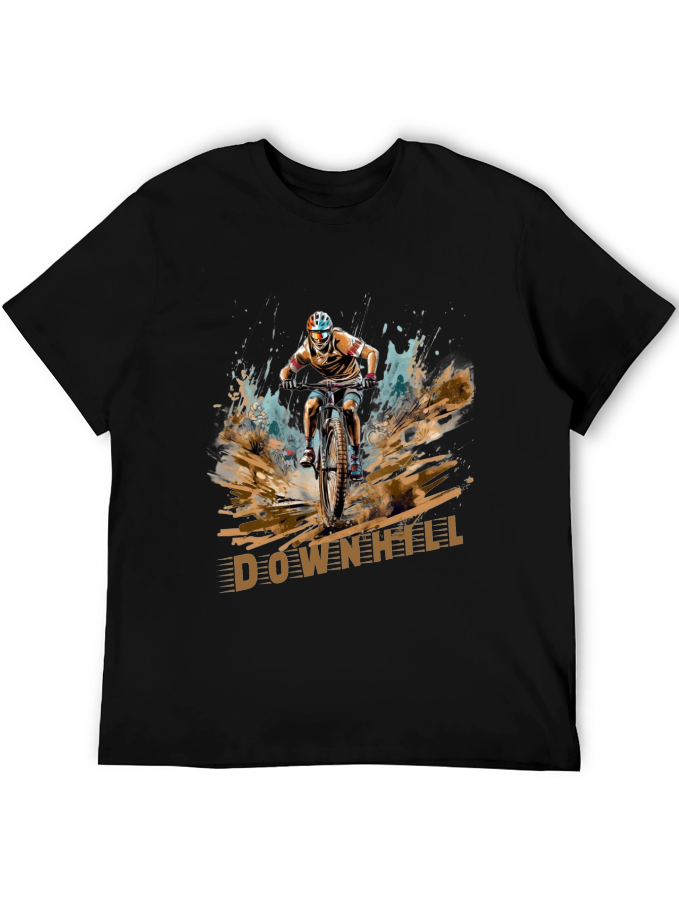 Downhill Mountain Bike Graphic Tee - Adventure Ready