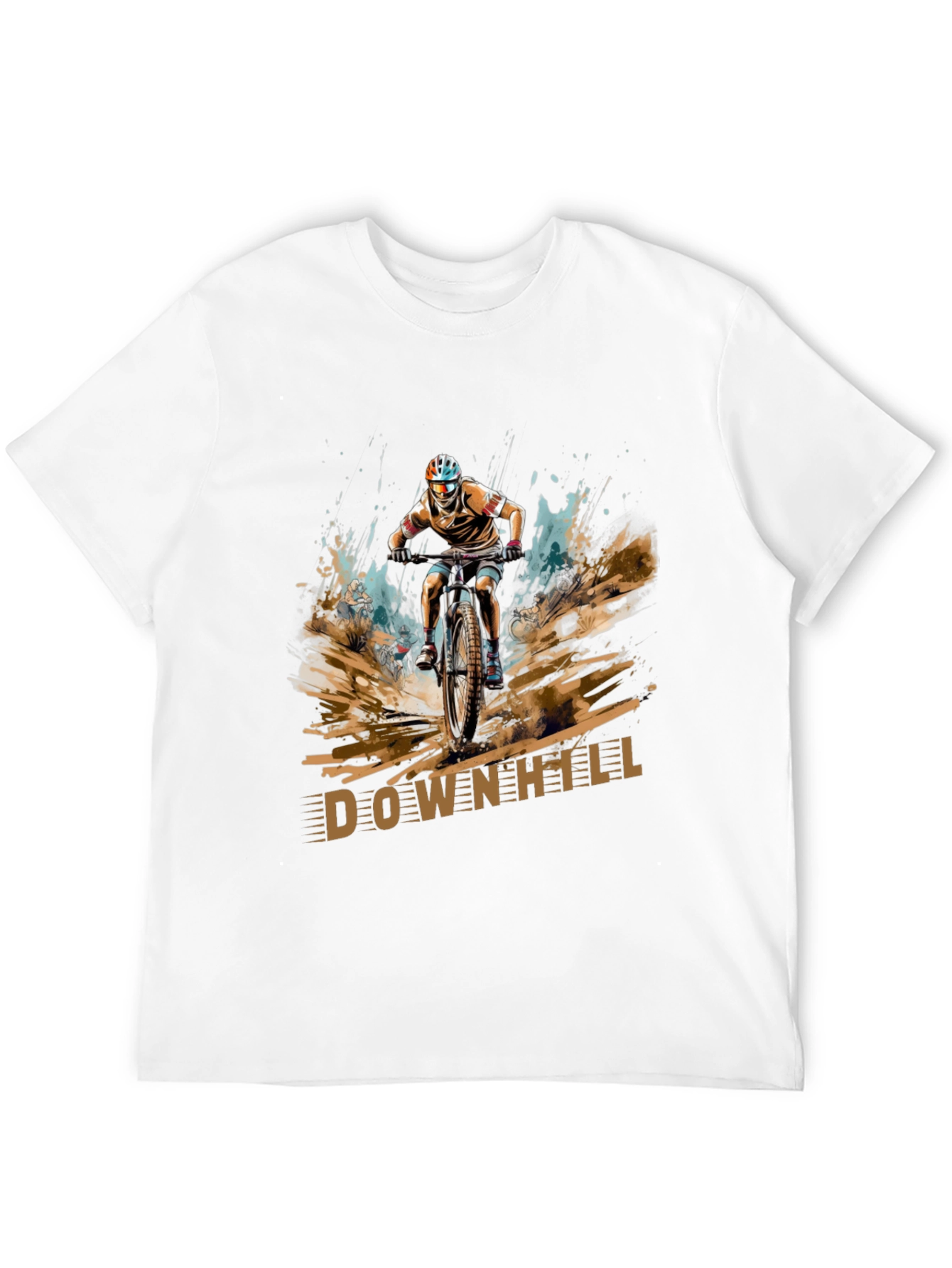 Downhill Mountain Bike Graphic Tee - Adventure Ready
