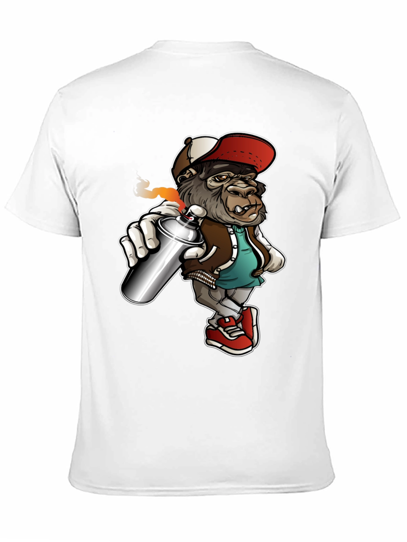 Cool Gorilla Graffiti Artist T-Shirt
