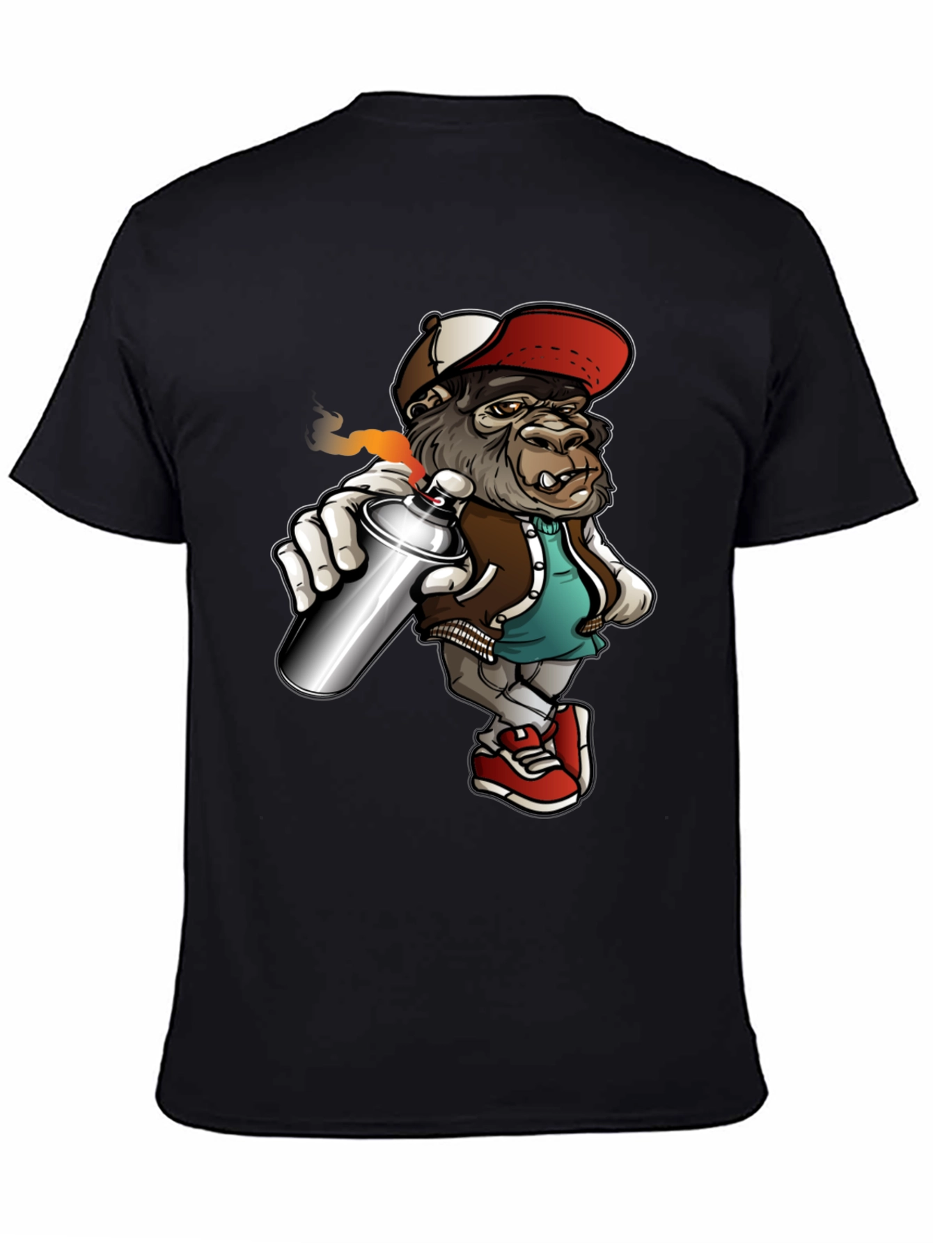 Cool Gorilla Graffiti Artist T-Shirt