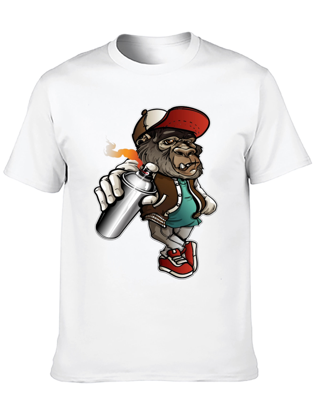 Cool Gorilla Graffiti Artist T-Shirt