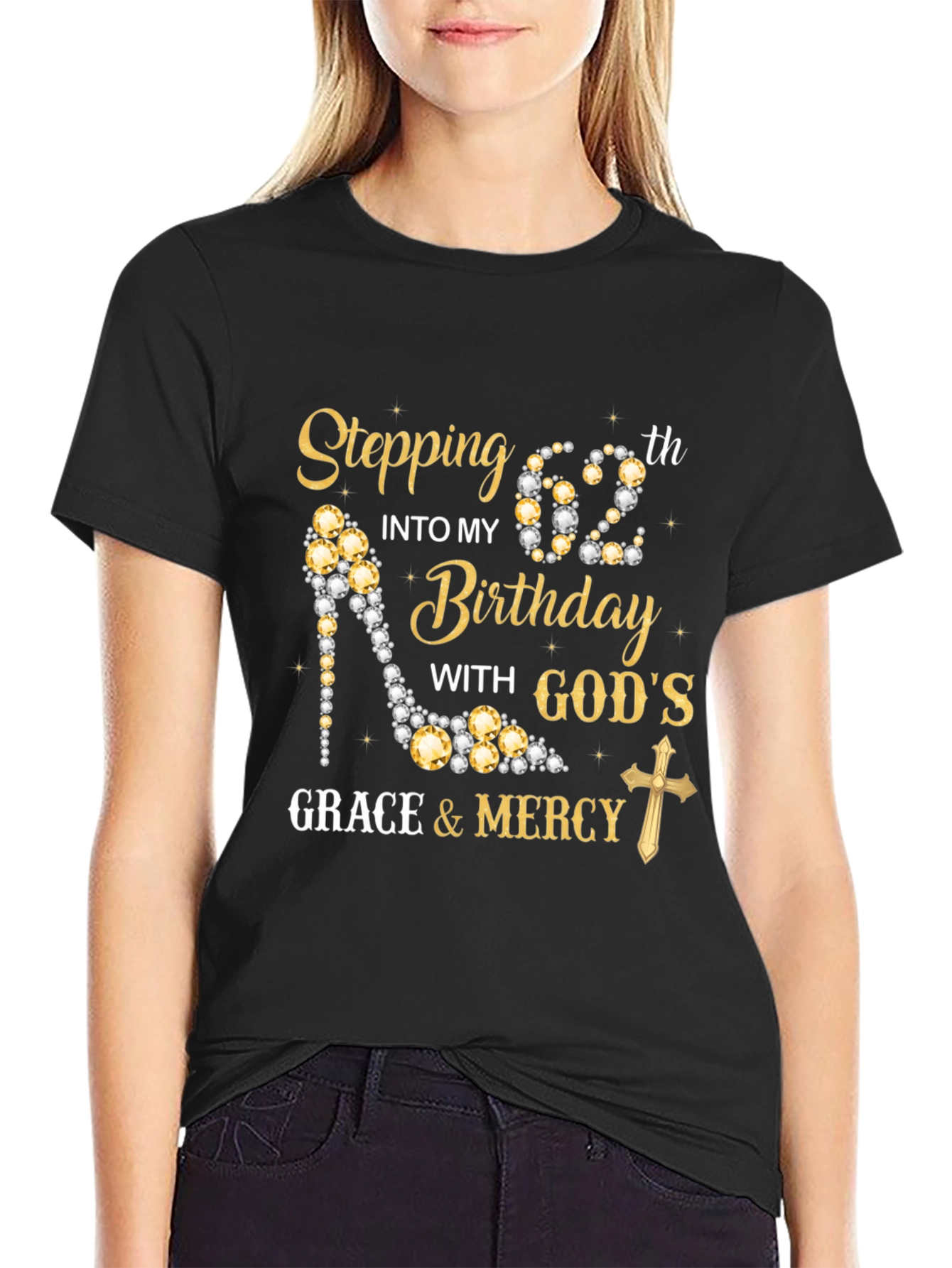 Stepping into 62nd Birthday Grace T-Shirt