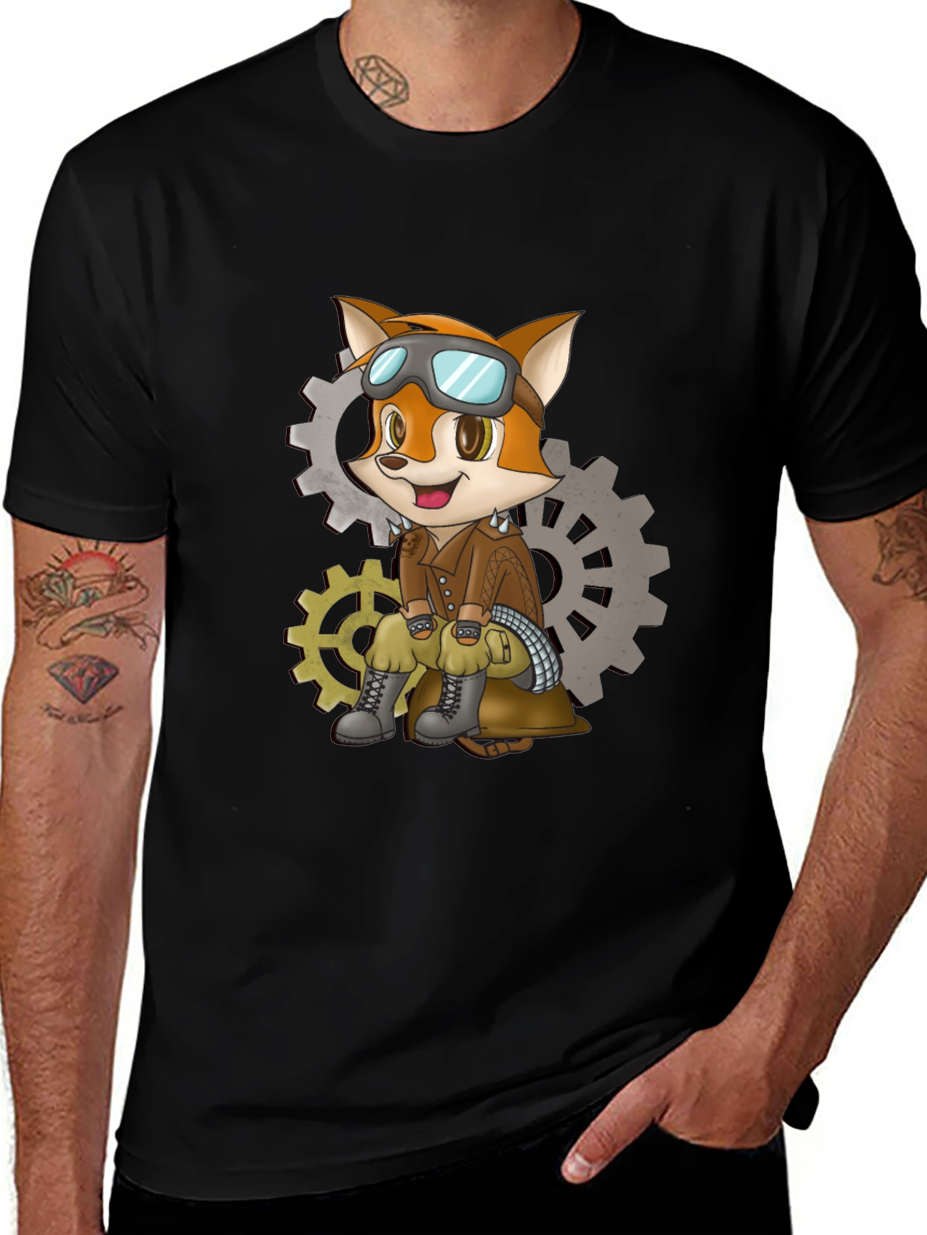Steampunk Fox T-Shirt