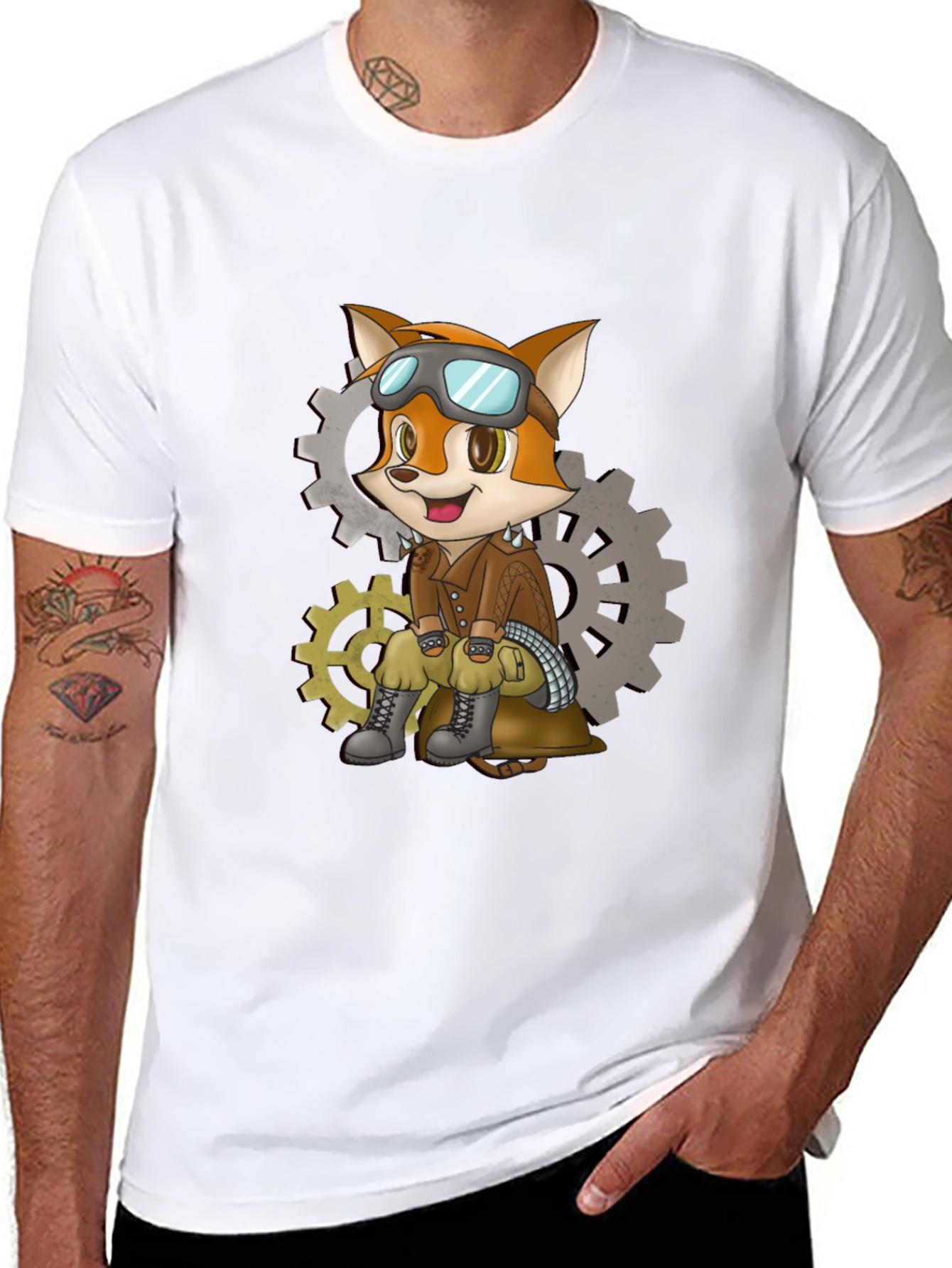 Steampunk Fox T-Shirt