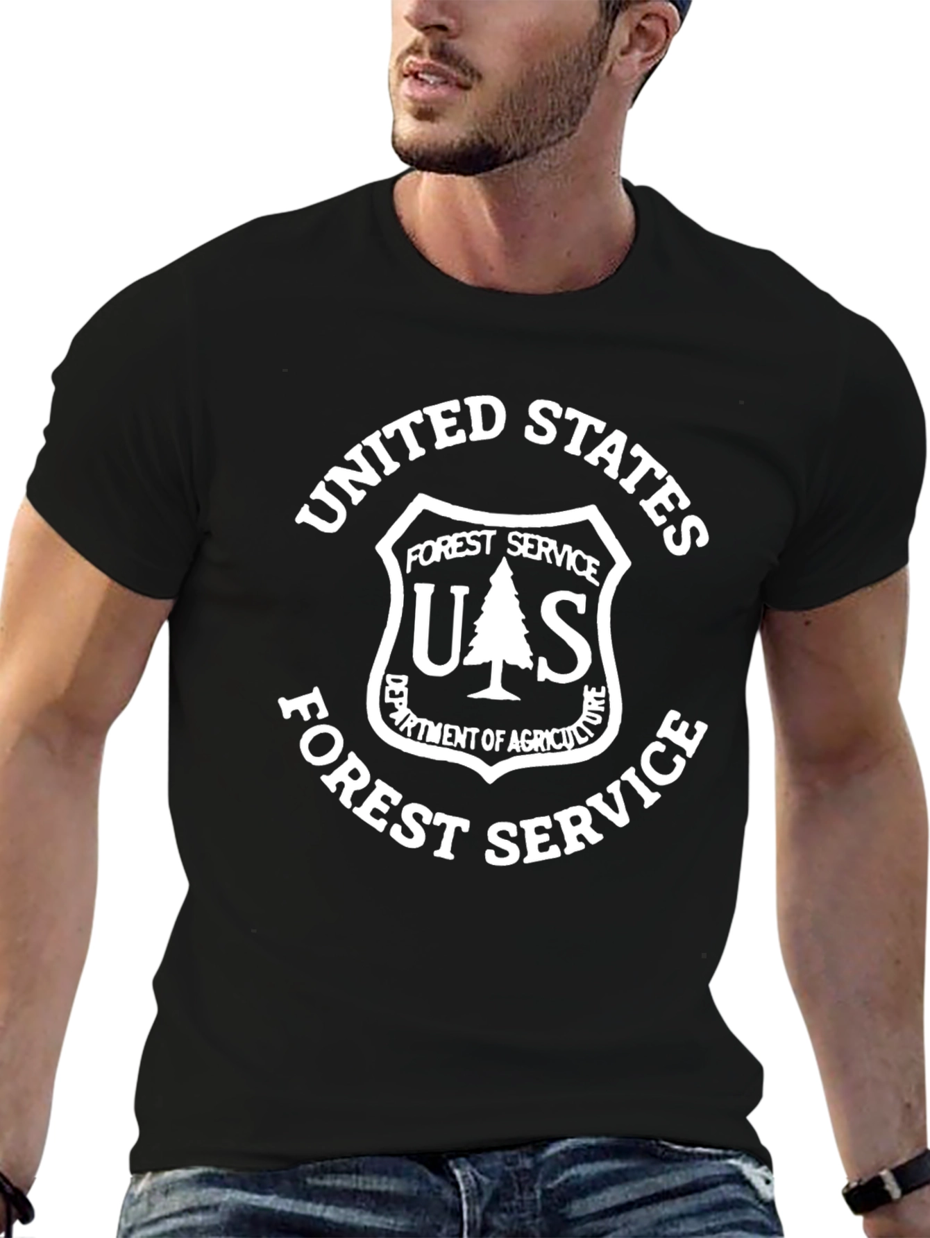 US Forest Service T-Shirt - Black