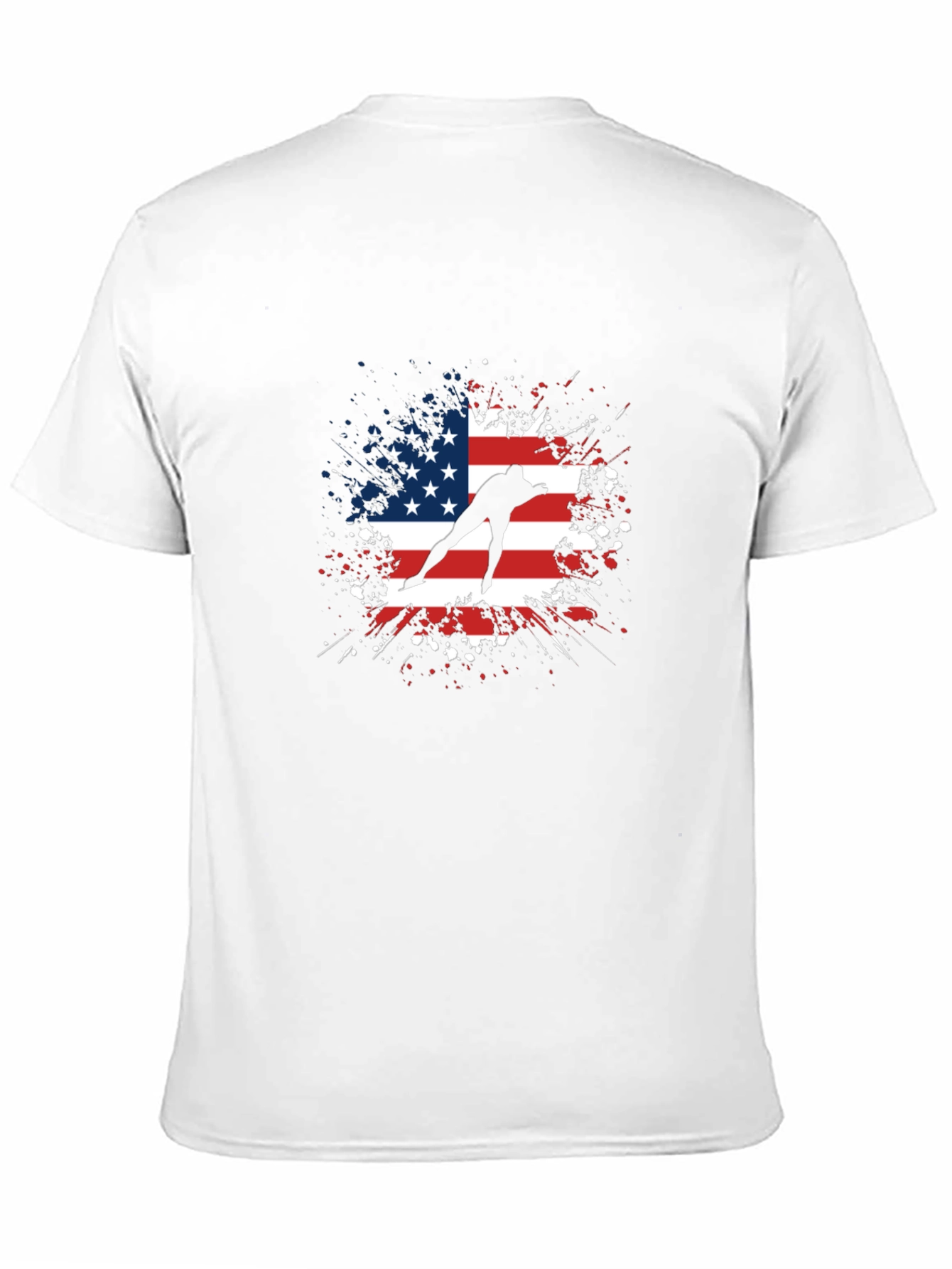 American Skater Graphic Tee - Black Cotton T-Shirt