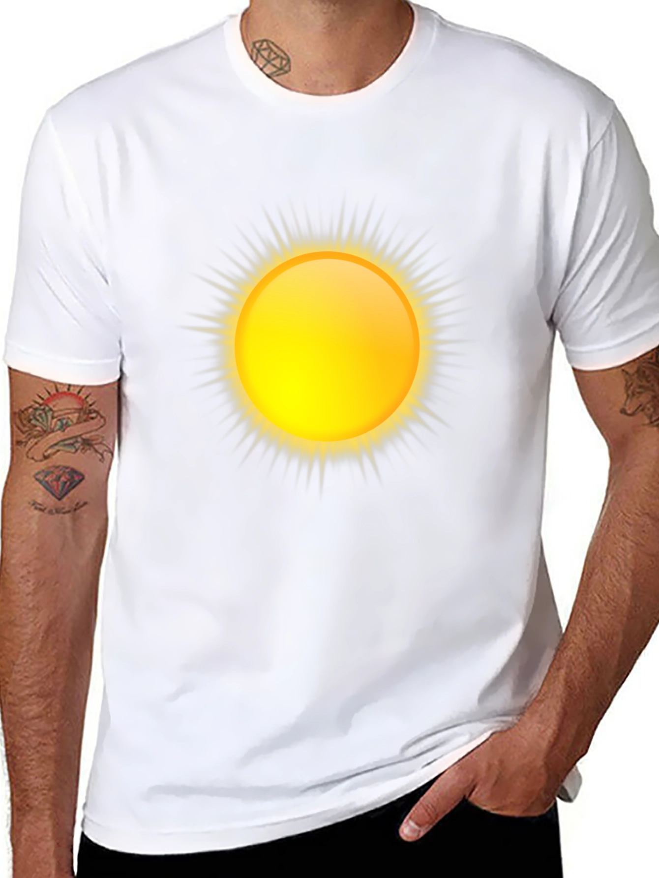Sunny Day Black T-Shirt