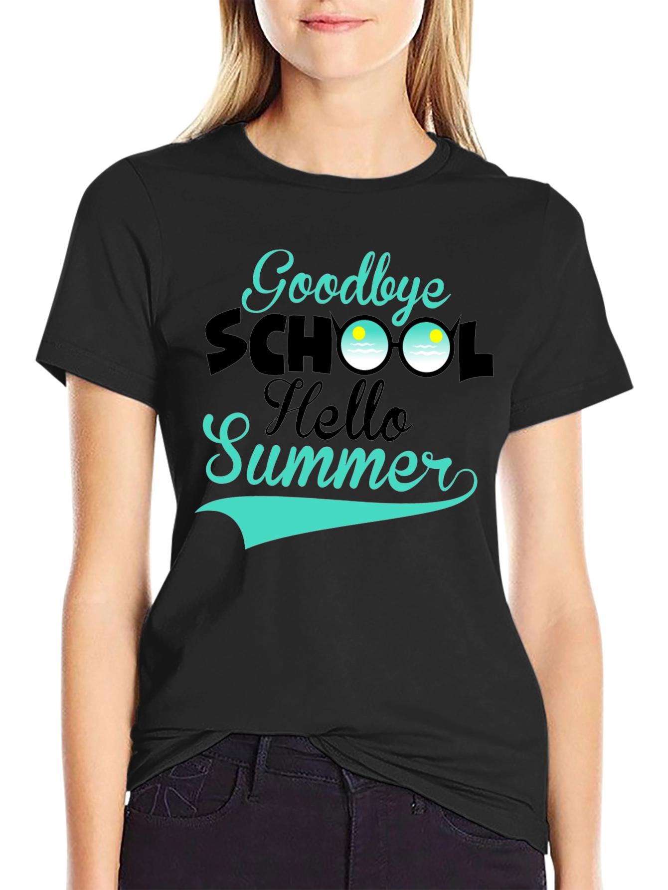 Goodbye School Hello Summer Graphic Tee