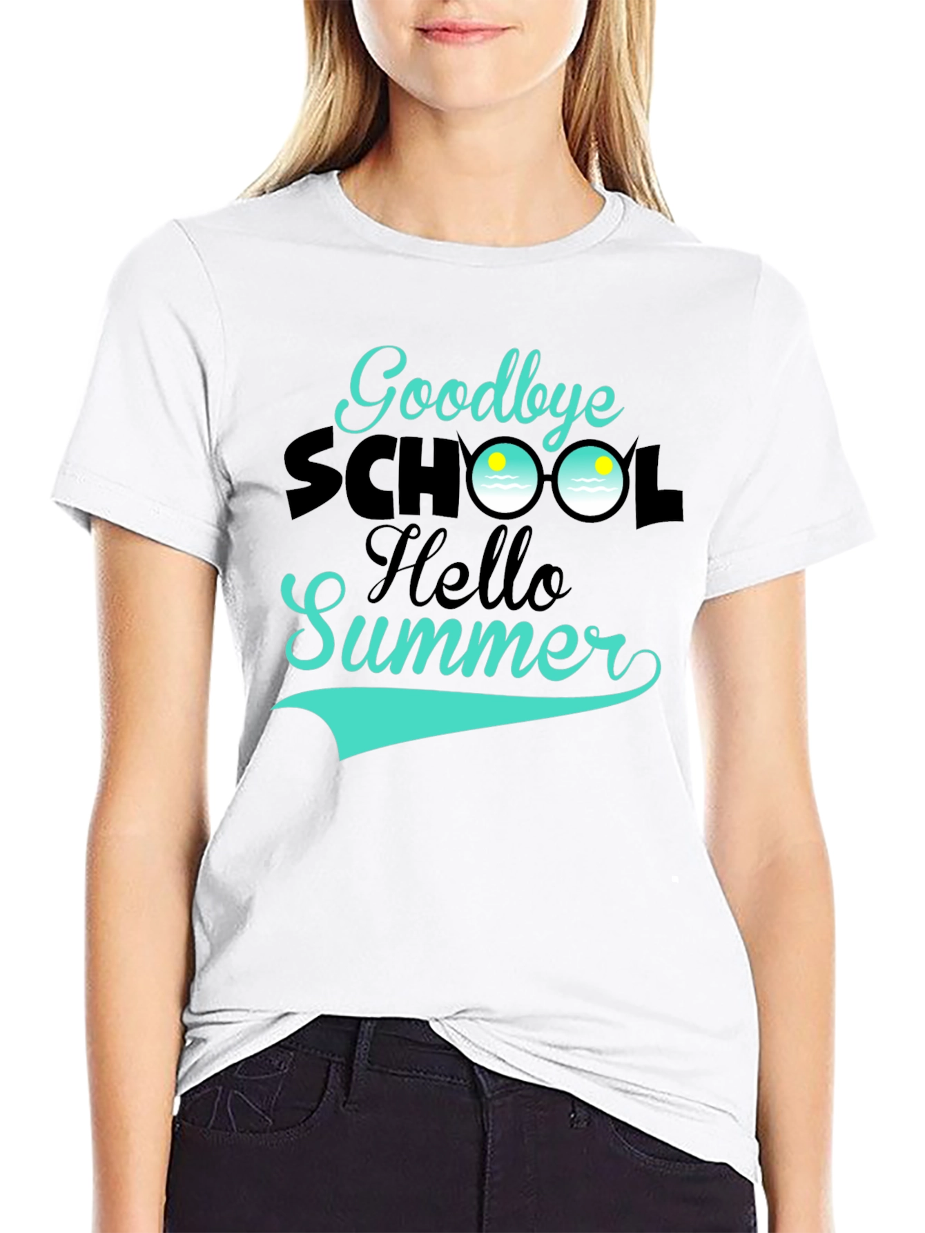 Goodbye School Hello Summer Graphic Tee