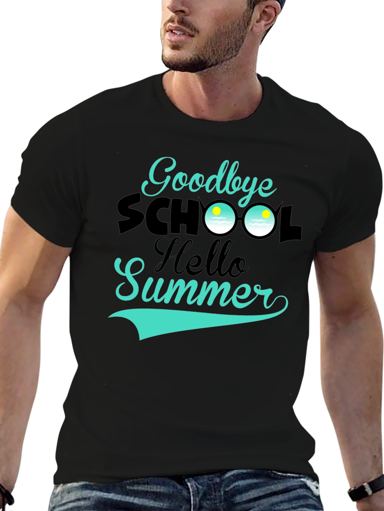 Goodbye School Hello Summer Graphic Tee