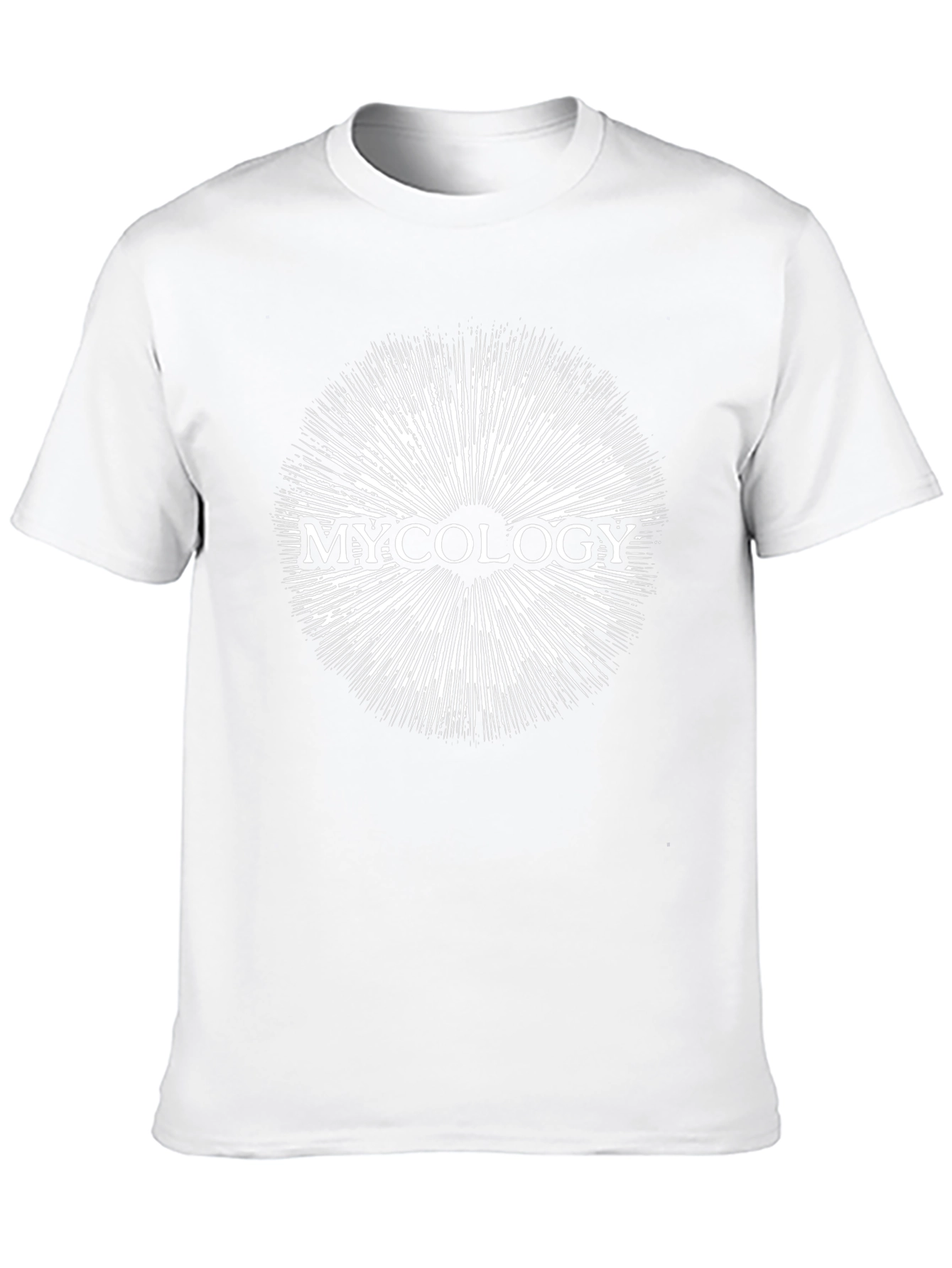 Mycology Fungus Black Graphic T-Shirt