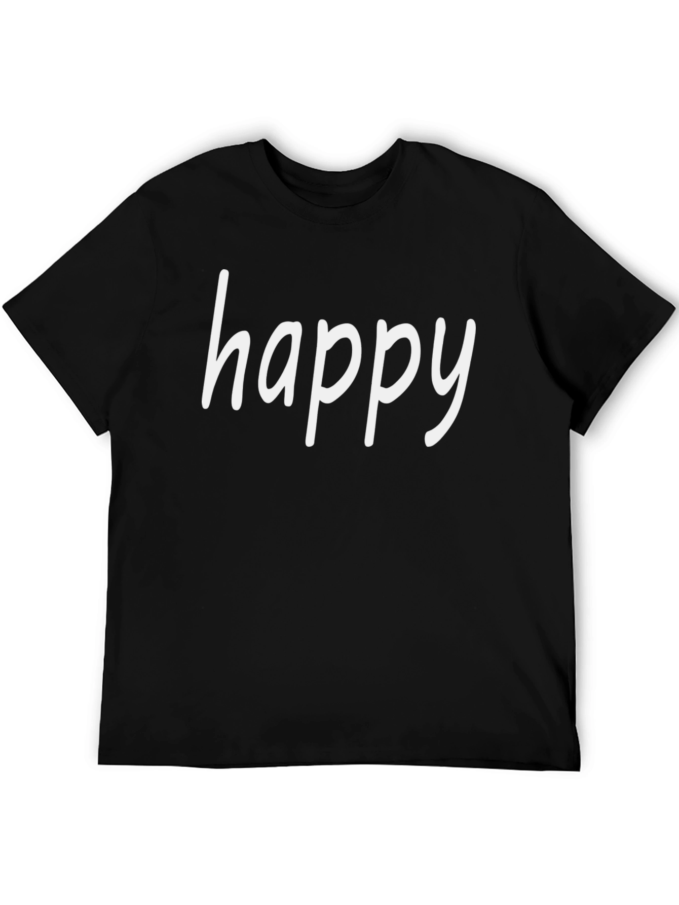 Happy Graphic Tee - Casual Comfort