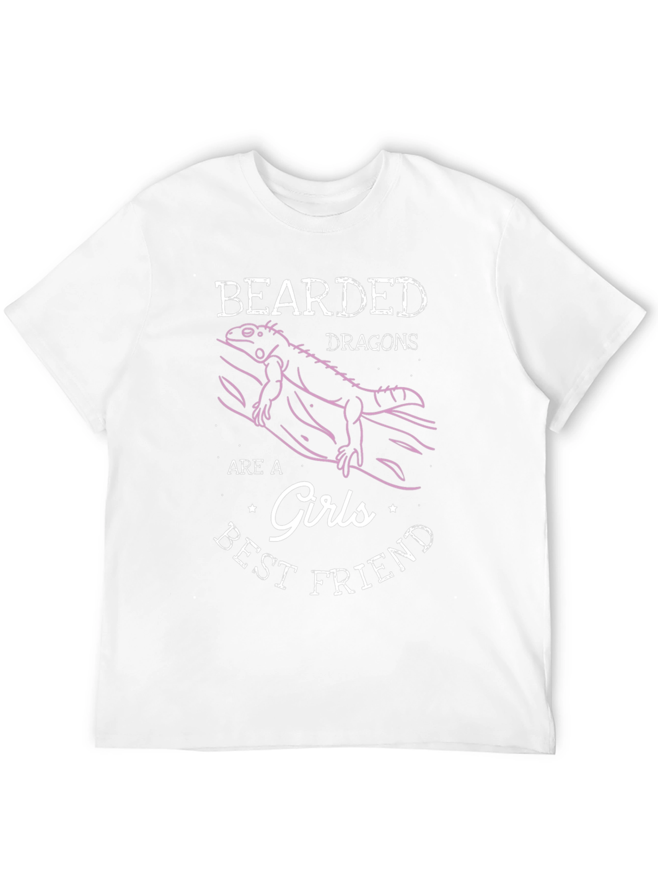 Bearded Dragon Girls Best Friend Graphic T-Shirt