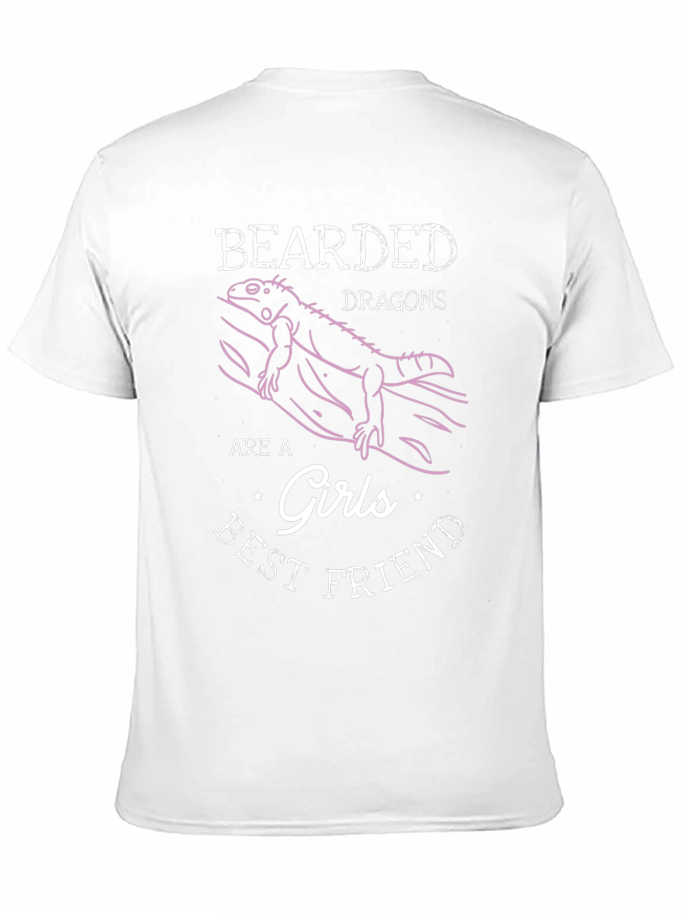 Bearded Dragon Girls Best Friend Graphic T-Shirt