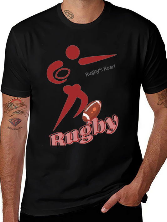 Rugbys Roar Graphic Tee - Sporty Style