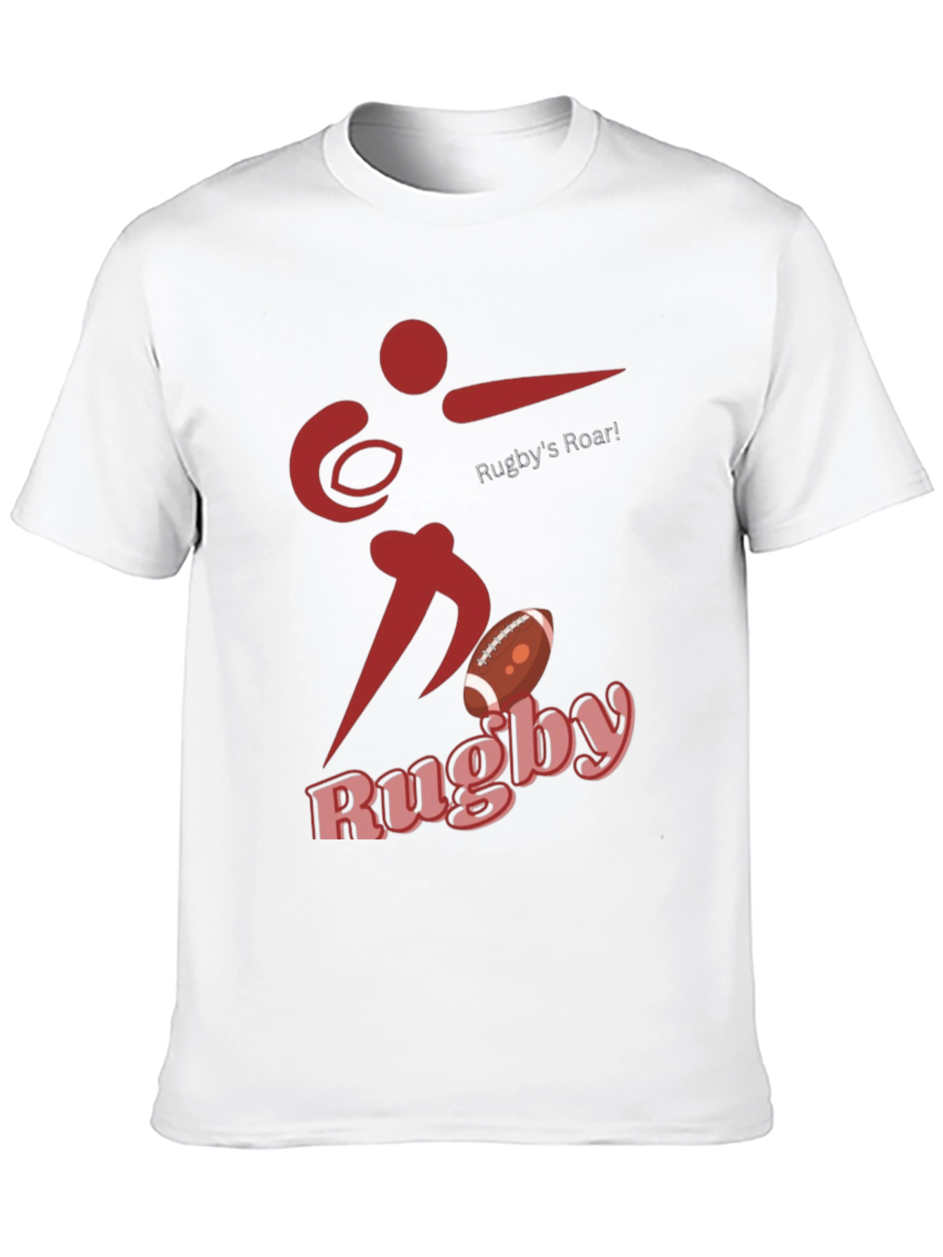 Rugbys Roar Graphic Tee - Sporty Style