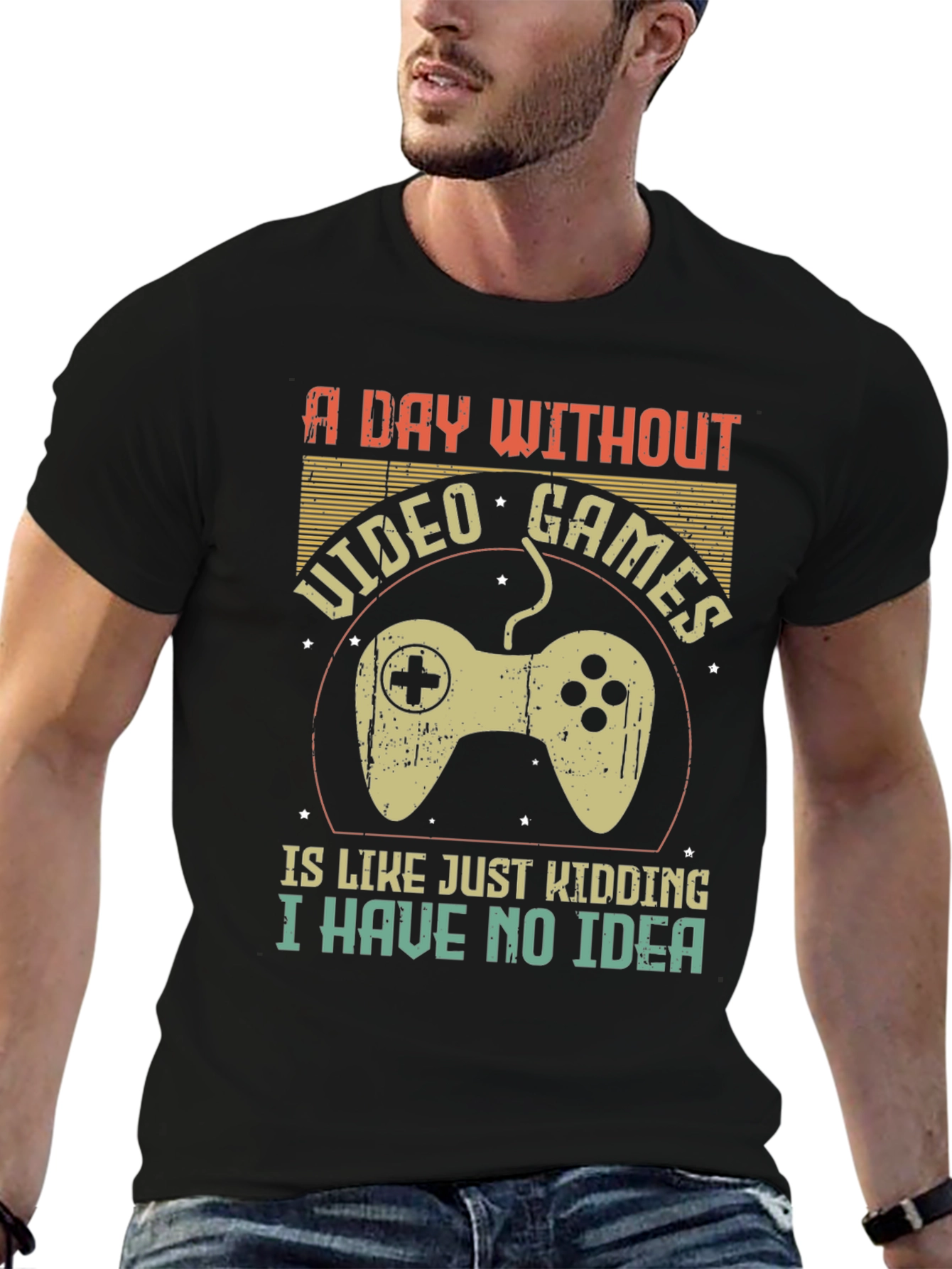 Funny Gamer T-Shirt: A Day Without Video Games