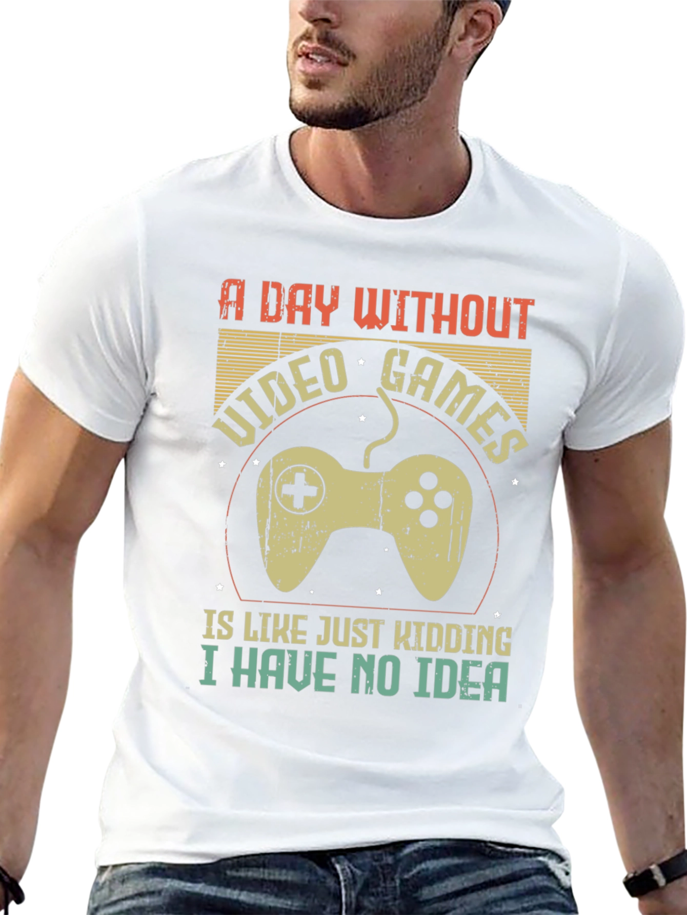 Funny Gamer T-Shirt: A Day Without Video Games