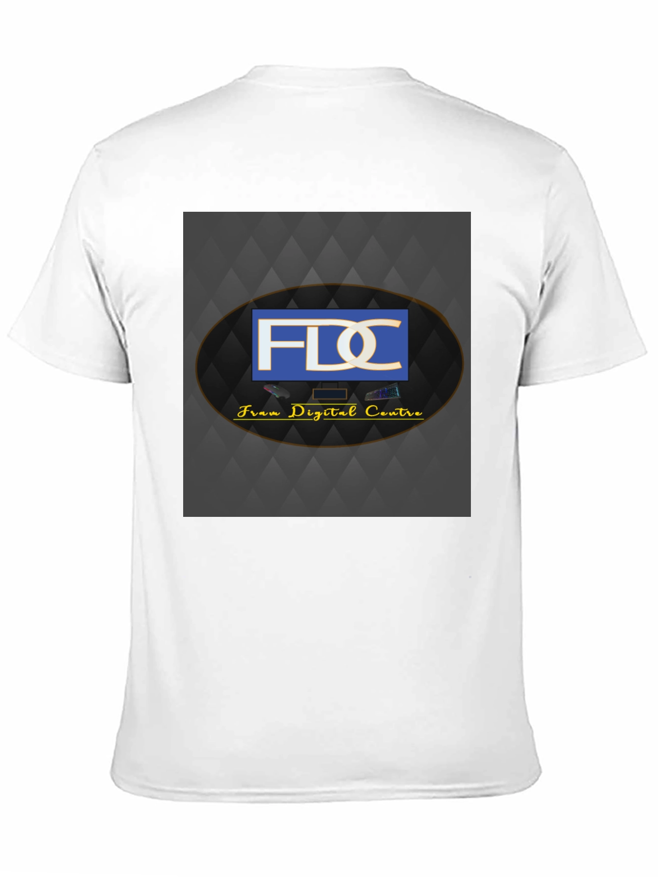 Black FDC Digital Centre T-Shirt
