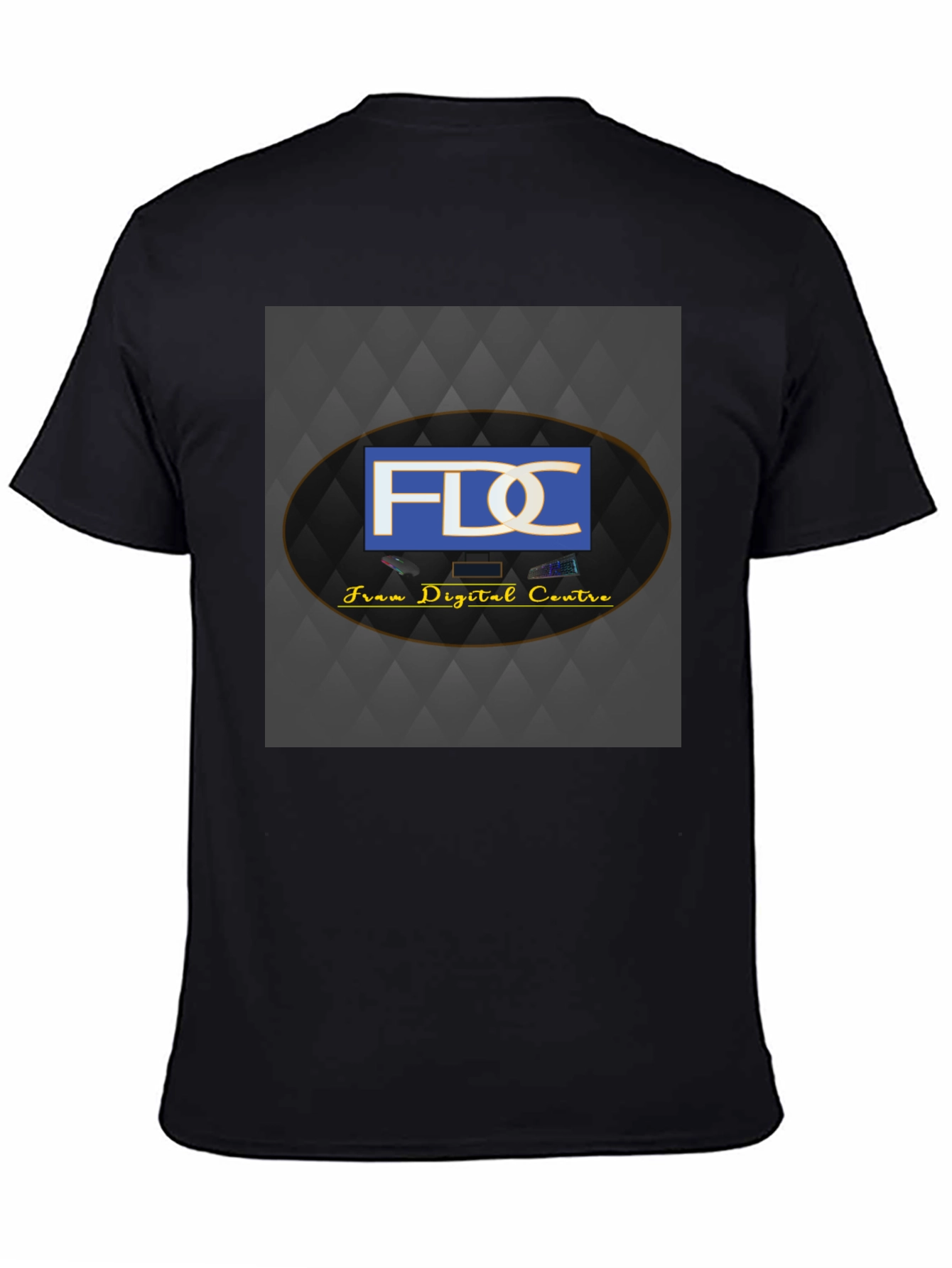 Black FDC Digital Centre T-Shirt