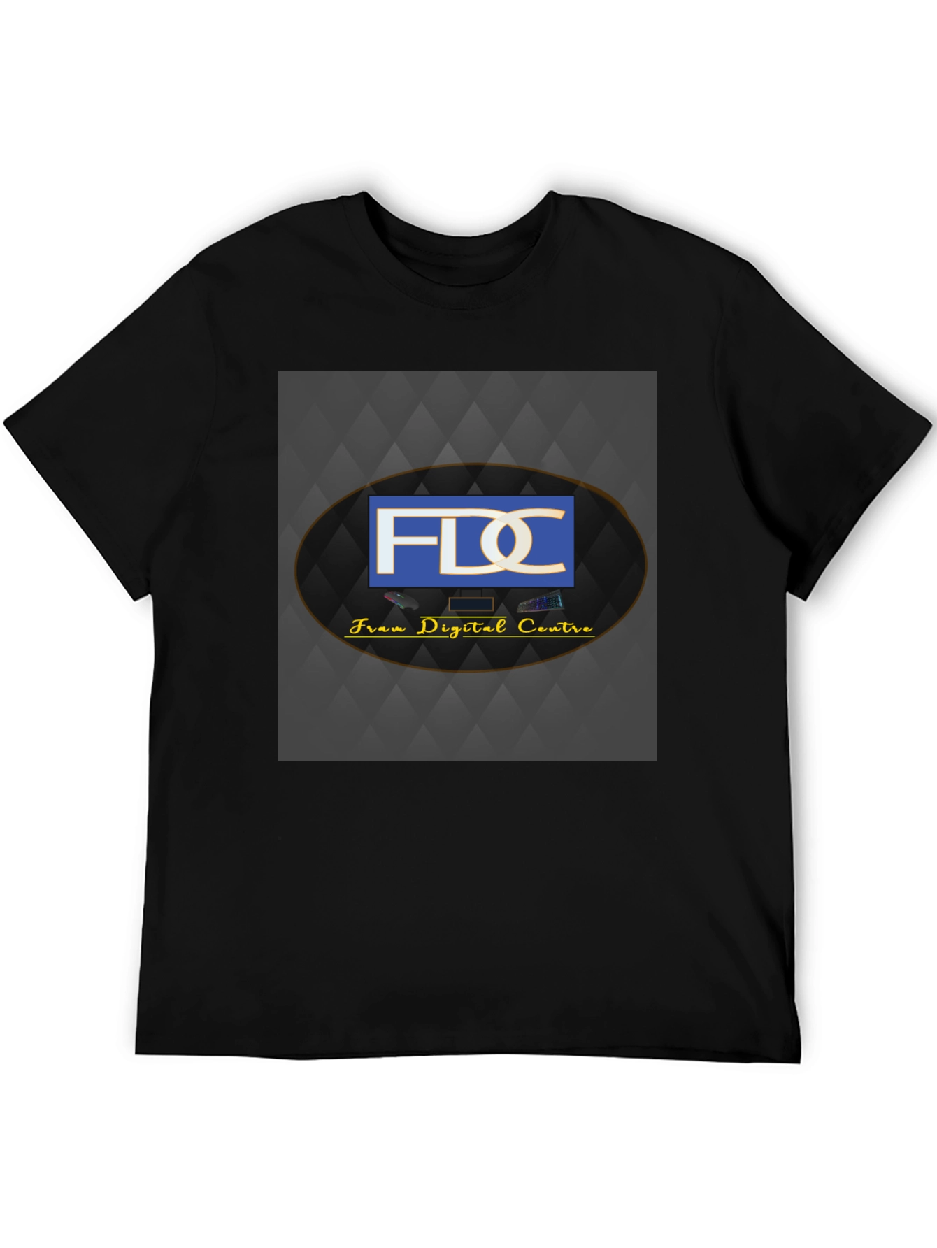 Black FDC Digital Centre T-Shirt