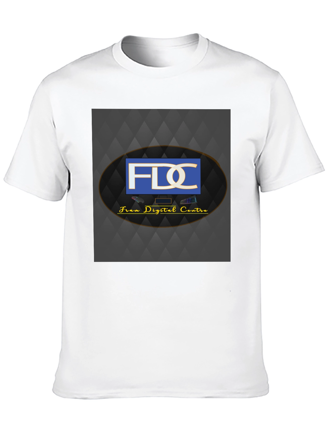 Black FDC Digital Centre T-Shirt