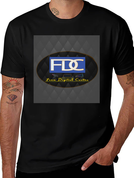 Black FDC Digital Centre T-Shirt