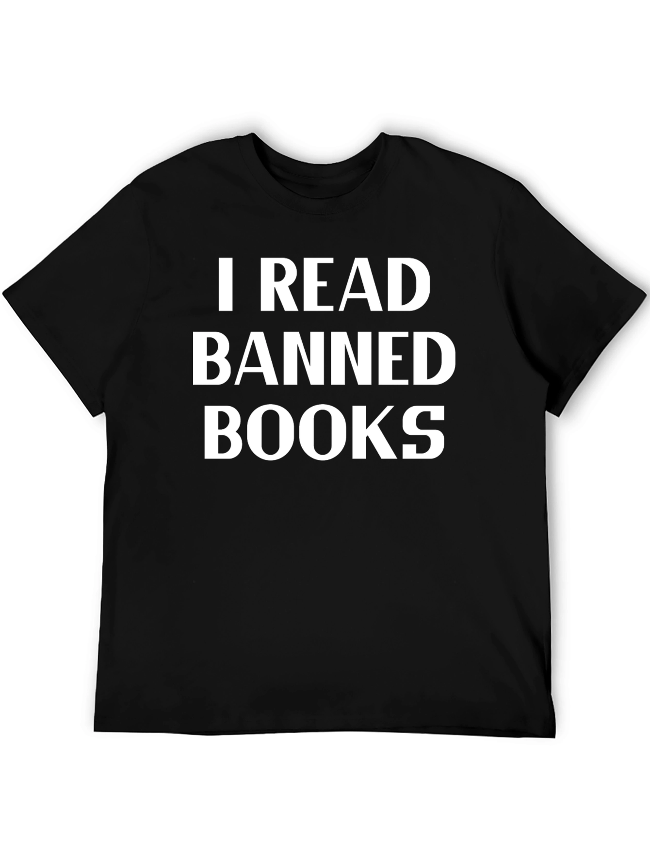 I Read Banned Books Graphic Tee - Black