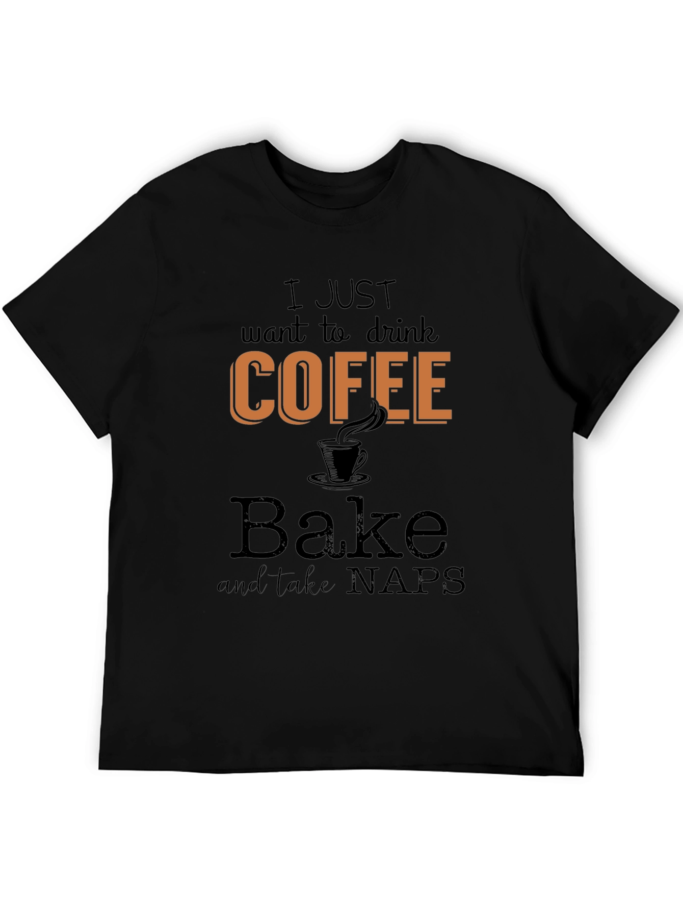 Coffee Bake Naps T-Shirt - Relax in Style!
