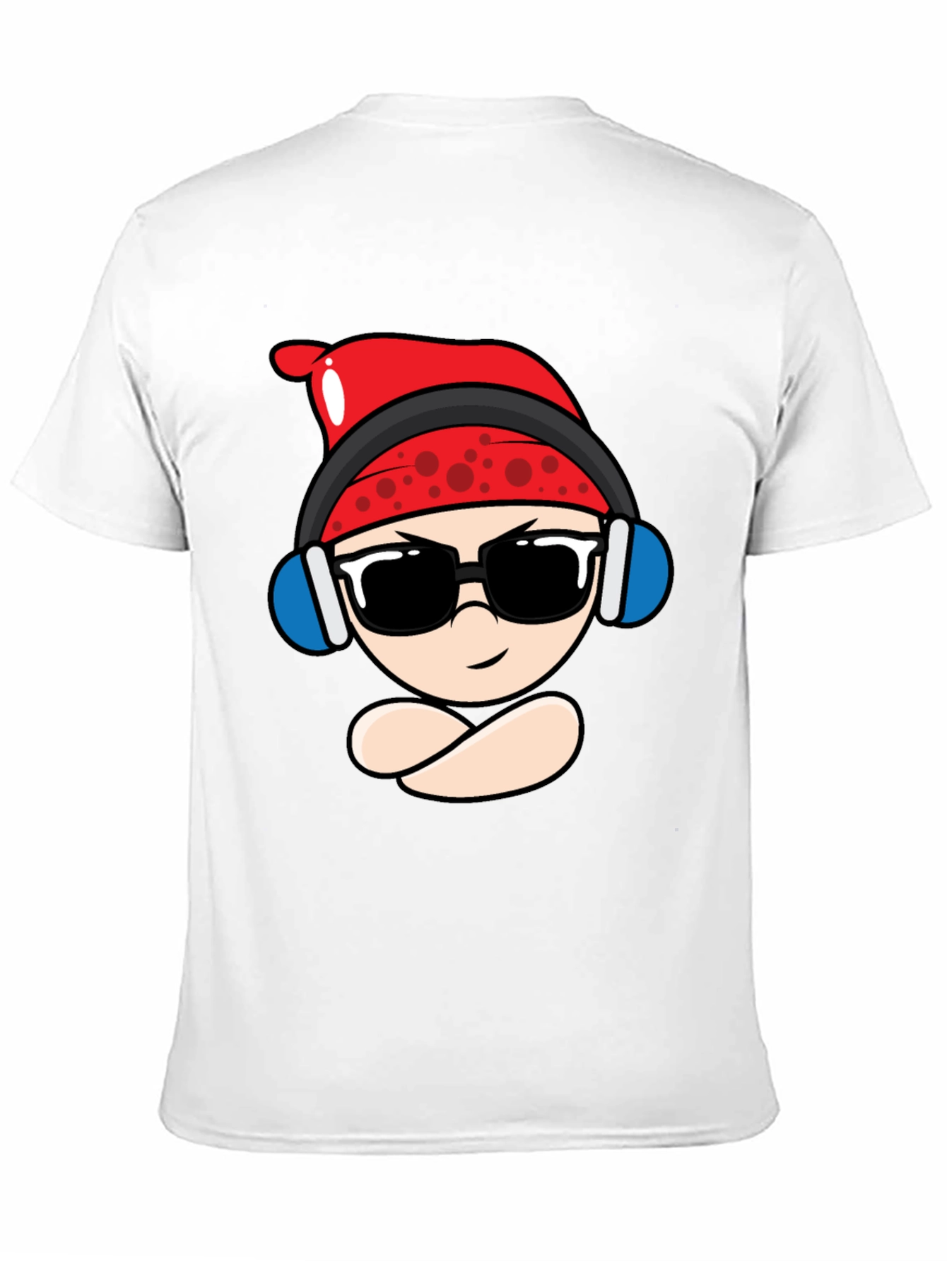 Cool Cartoon Character Black T-Shirt