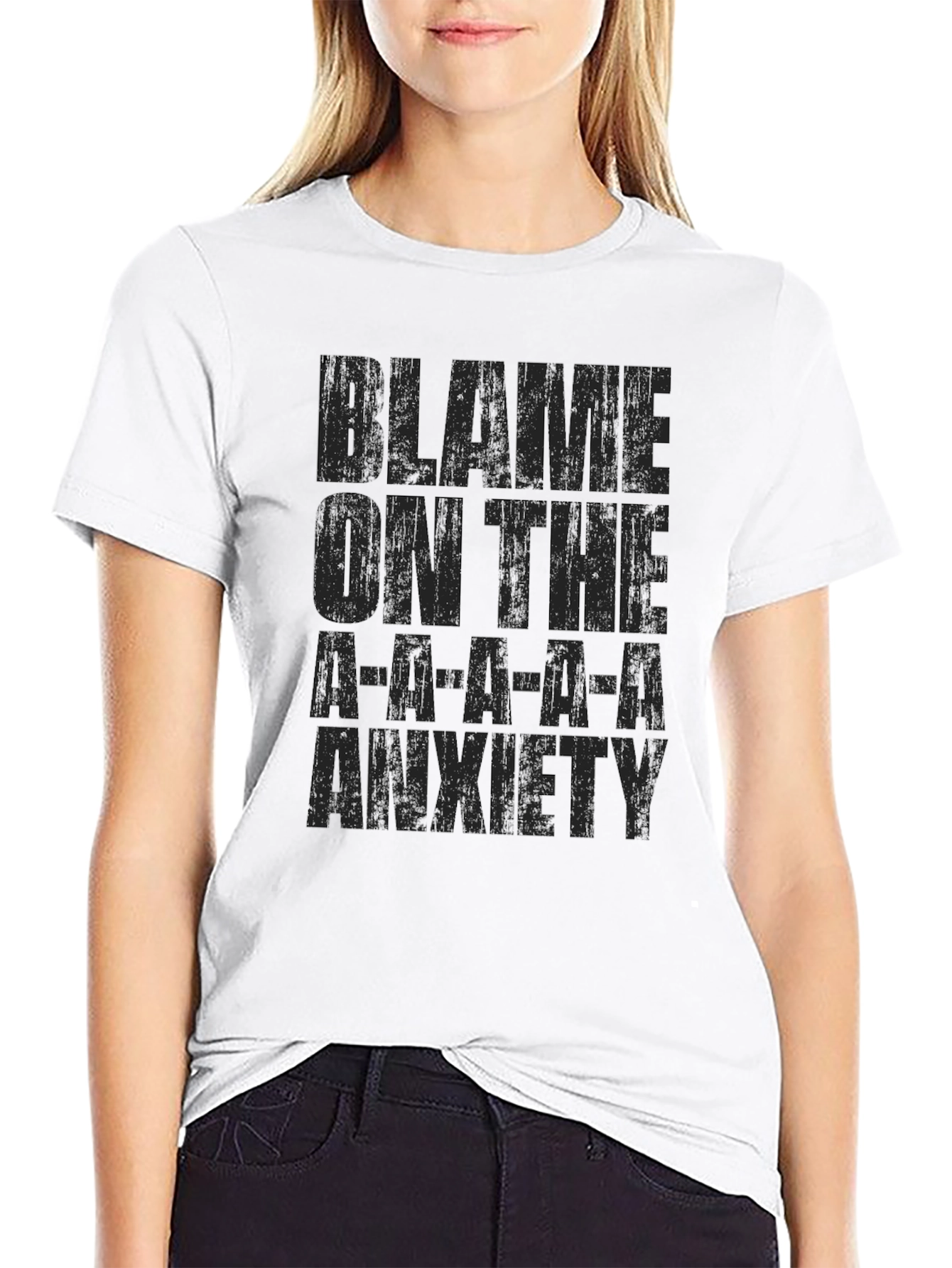 Blame on the Anxiety Graphic T-Shirt