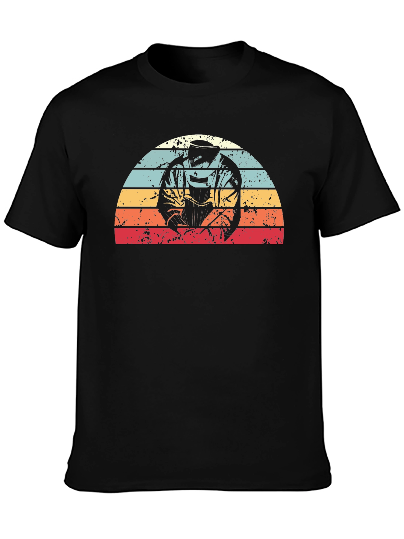 Welder Retro Sunset Graphic Tee - Black