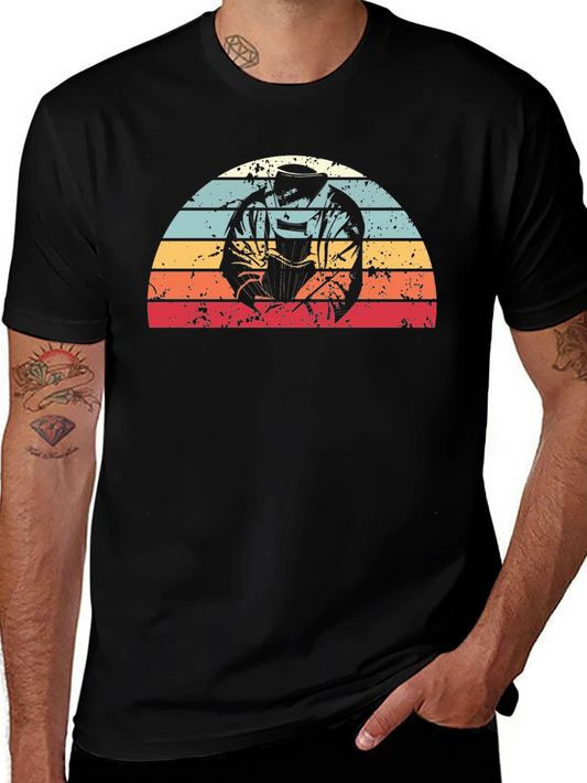 Welder Retro Sunset Graphic Tee - Black