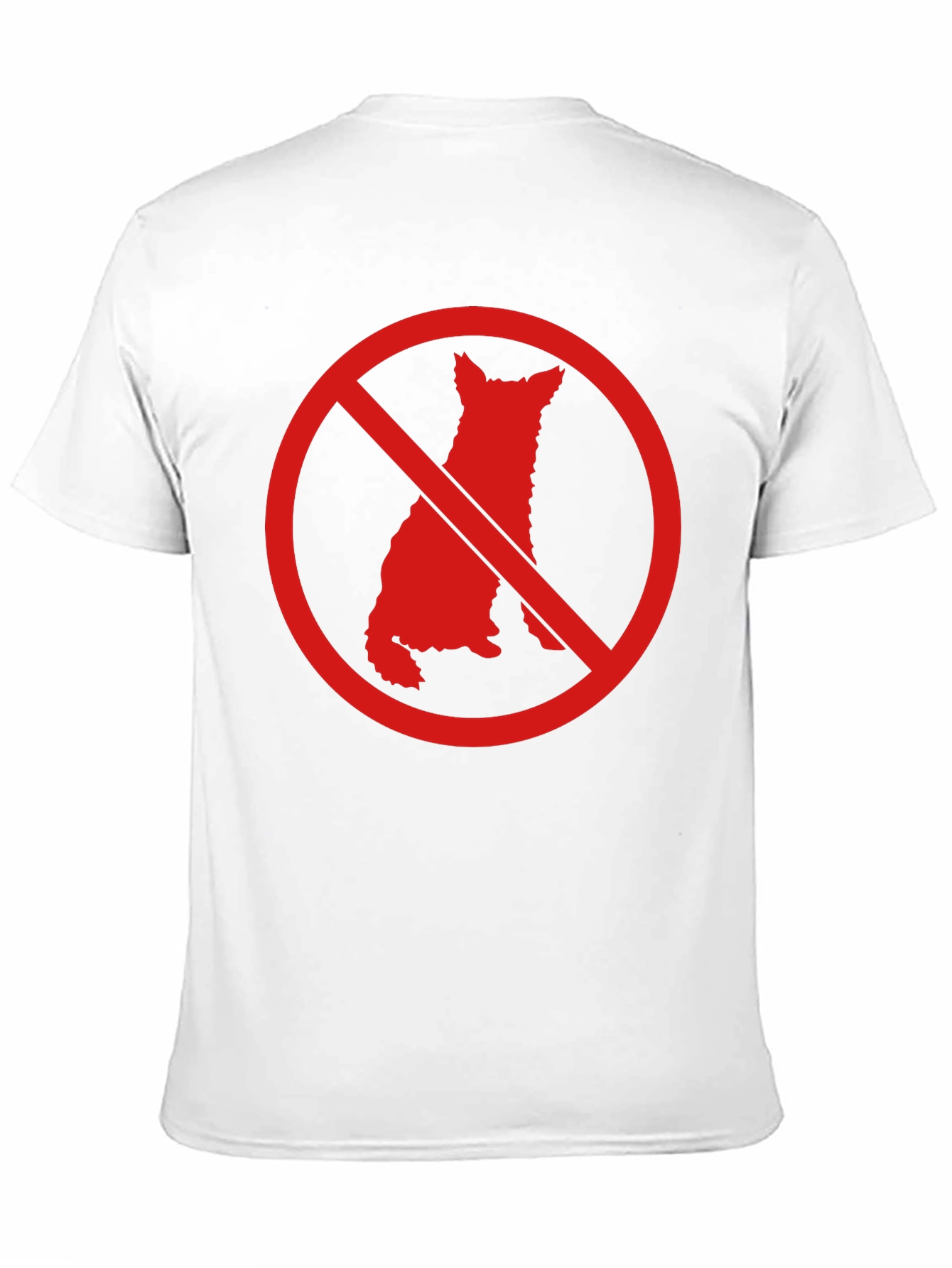 No Dogs Allowed Graphic T-Shirt - Mens Black Tee