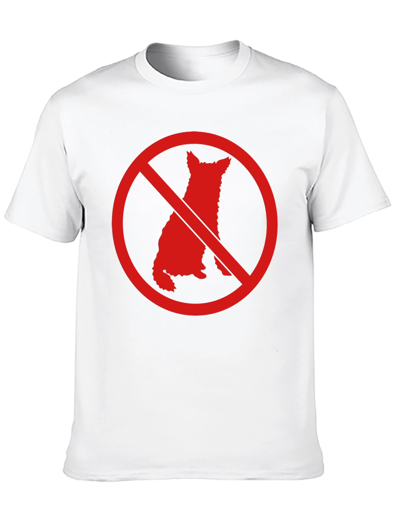 No Dogs Allowed Graphic T-Shirt - Mens Black Tee