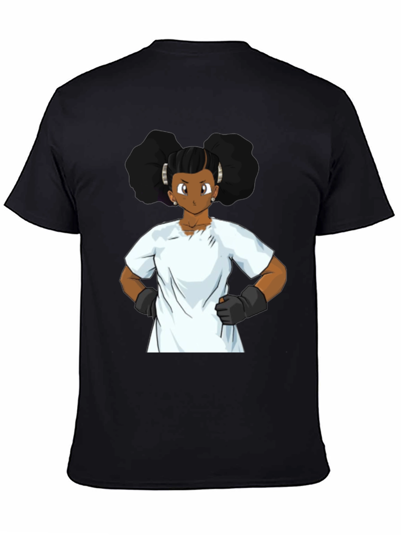 Cartoon Graphic Black T-Shirt