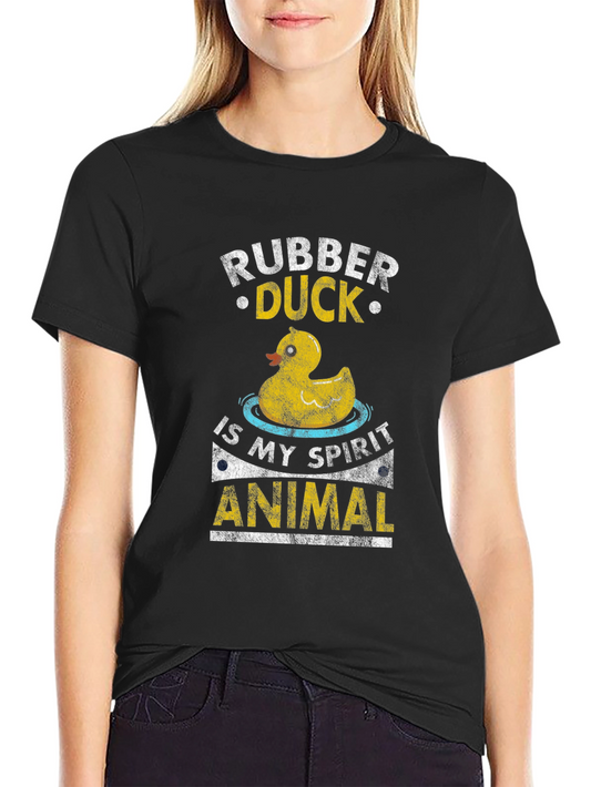 Rubber Duck Spirit Animal Graphic T-Shirt