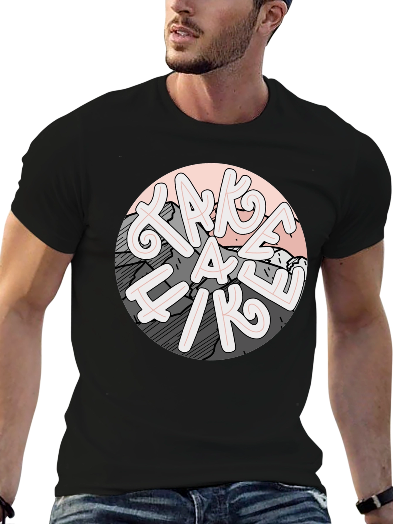 Take a Hike Graphic Tee - Mens Casual Shirt