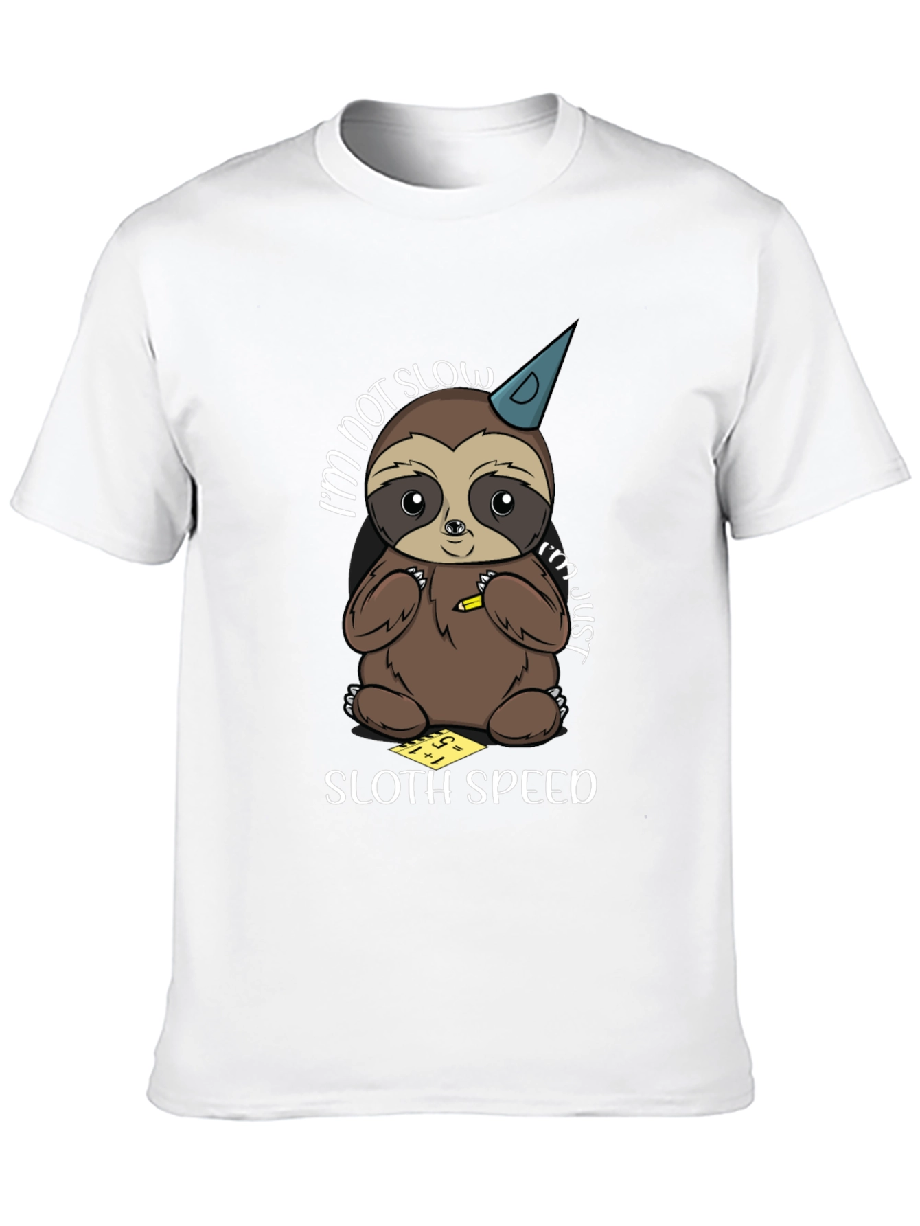 Cute Sloth Math T-Shirt - Sloth Speed