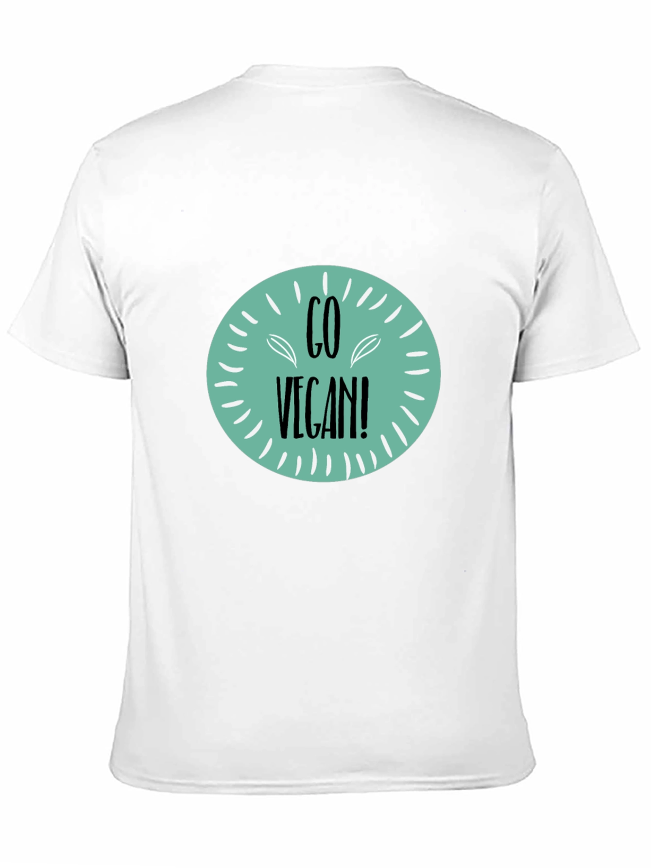 Go Vegan! Black Graphic Tee