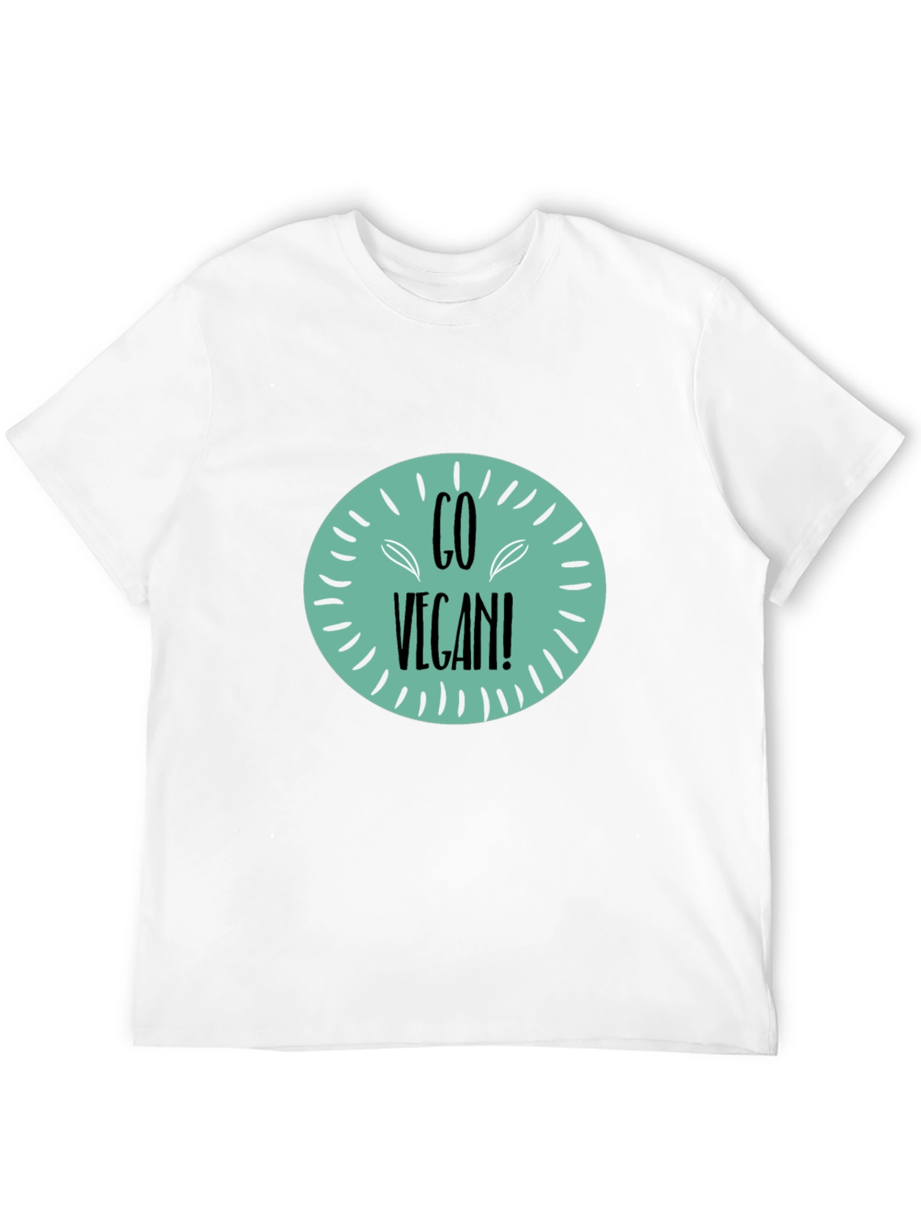 Go Vegan! Black Graphic Tee