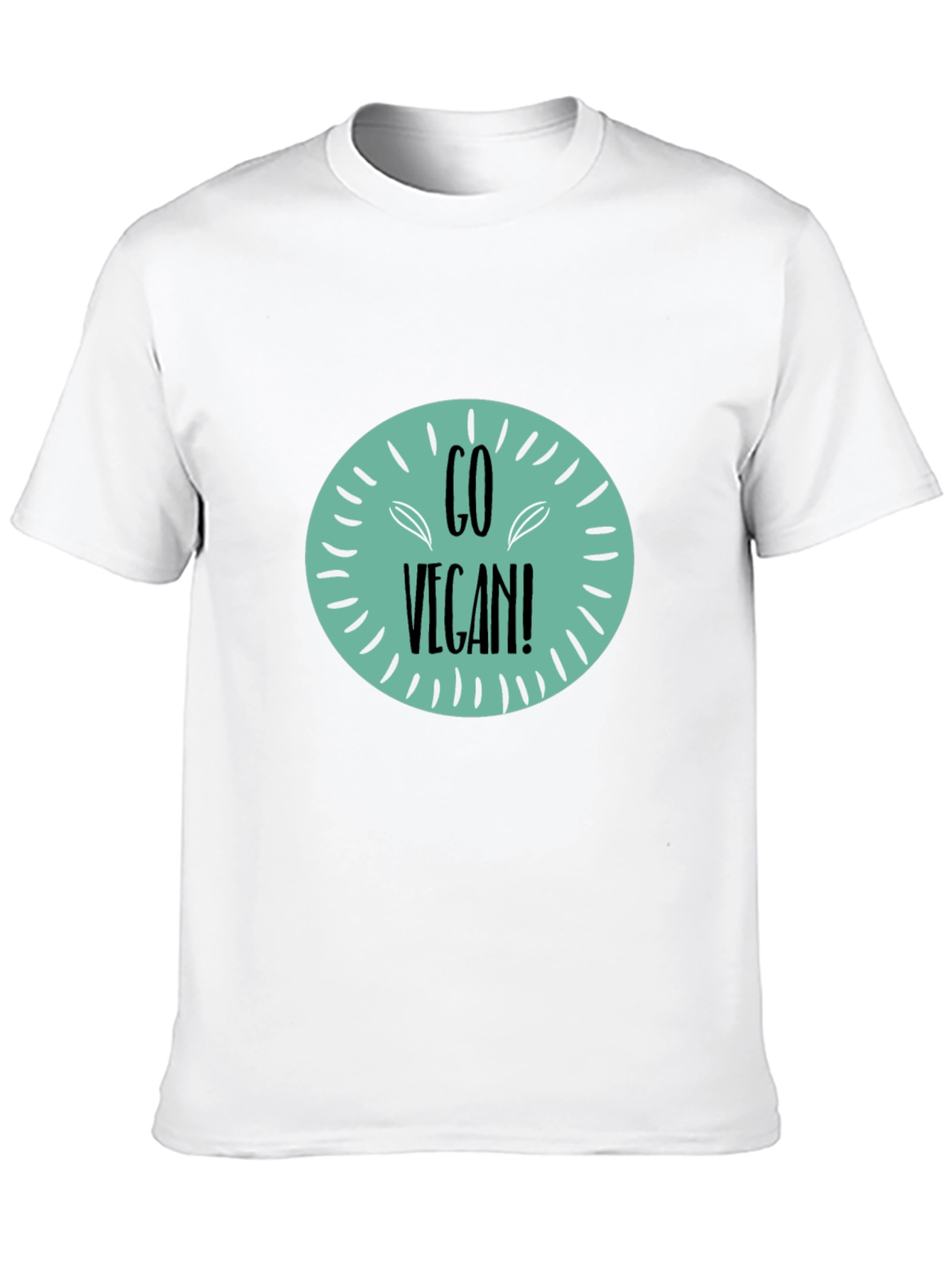 Go Vegan! Black Graphic Tee