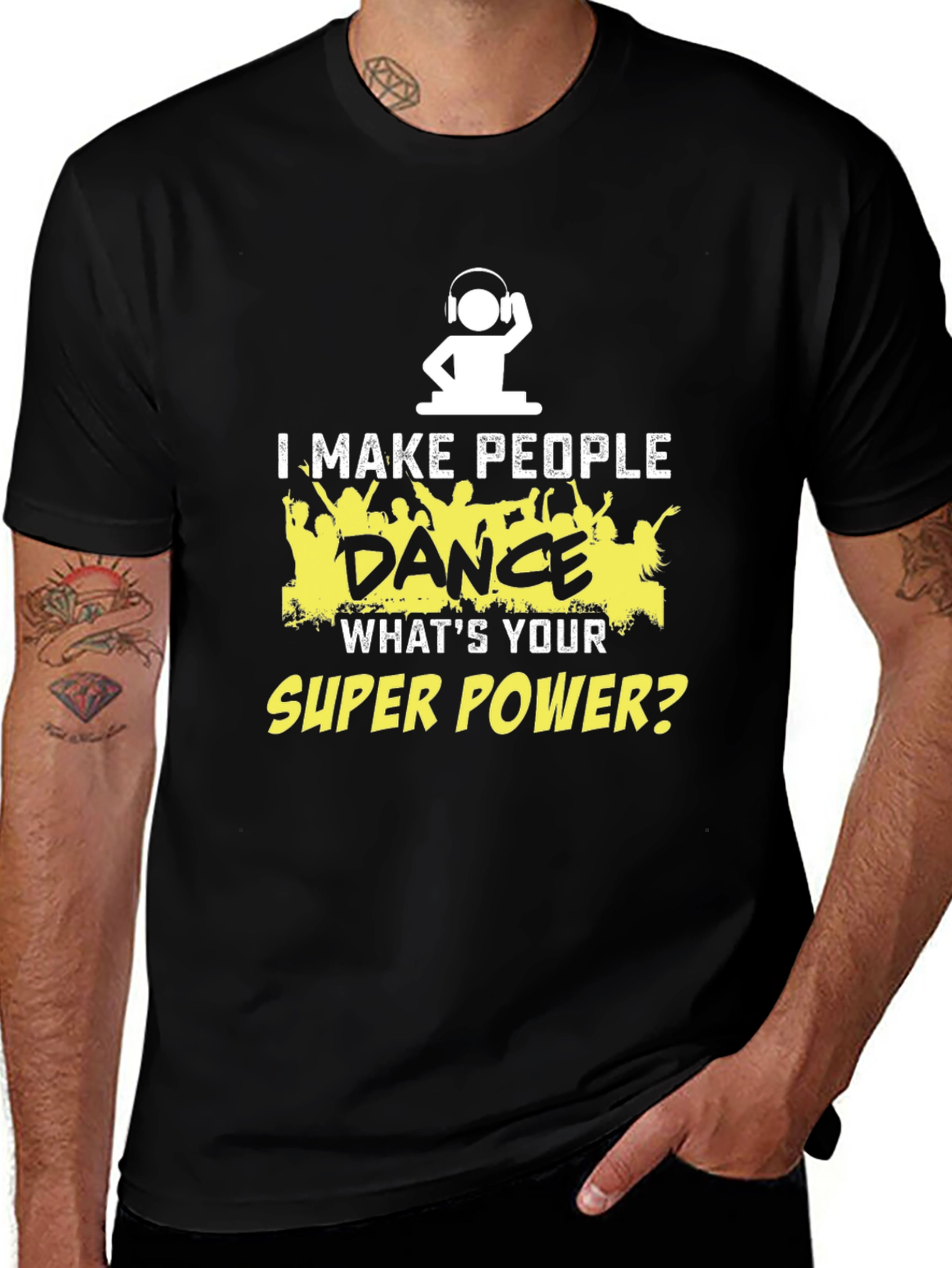 I Make People Dance Funny DJ T-Shirt