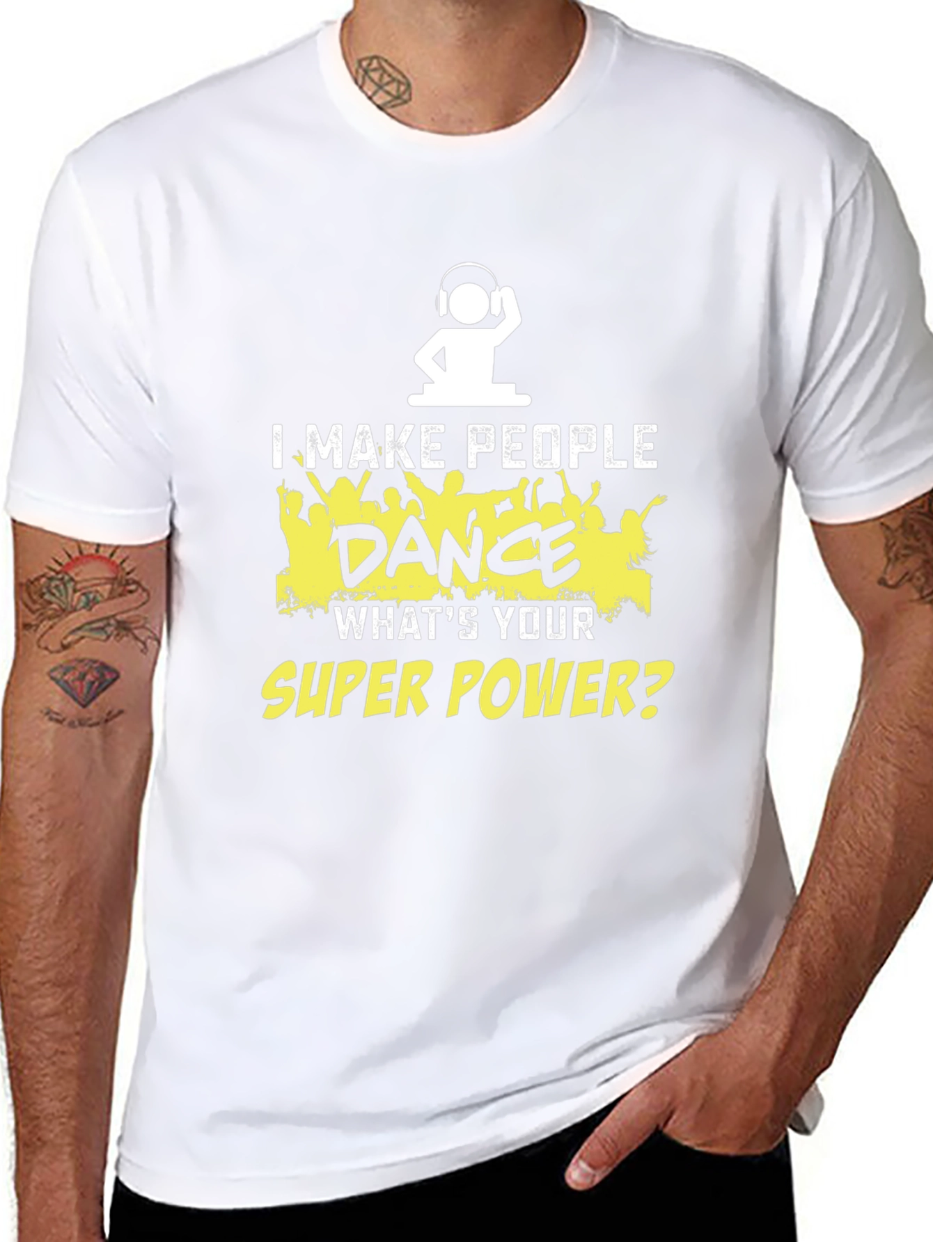 I Make People Dance Funny DJ T-Shirt