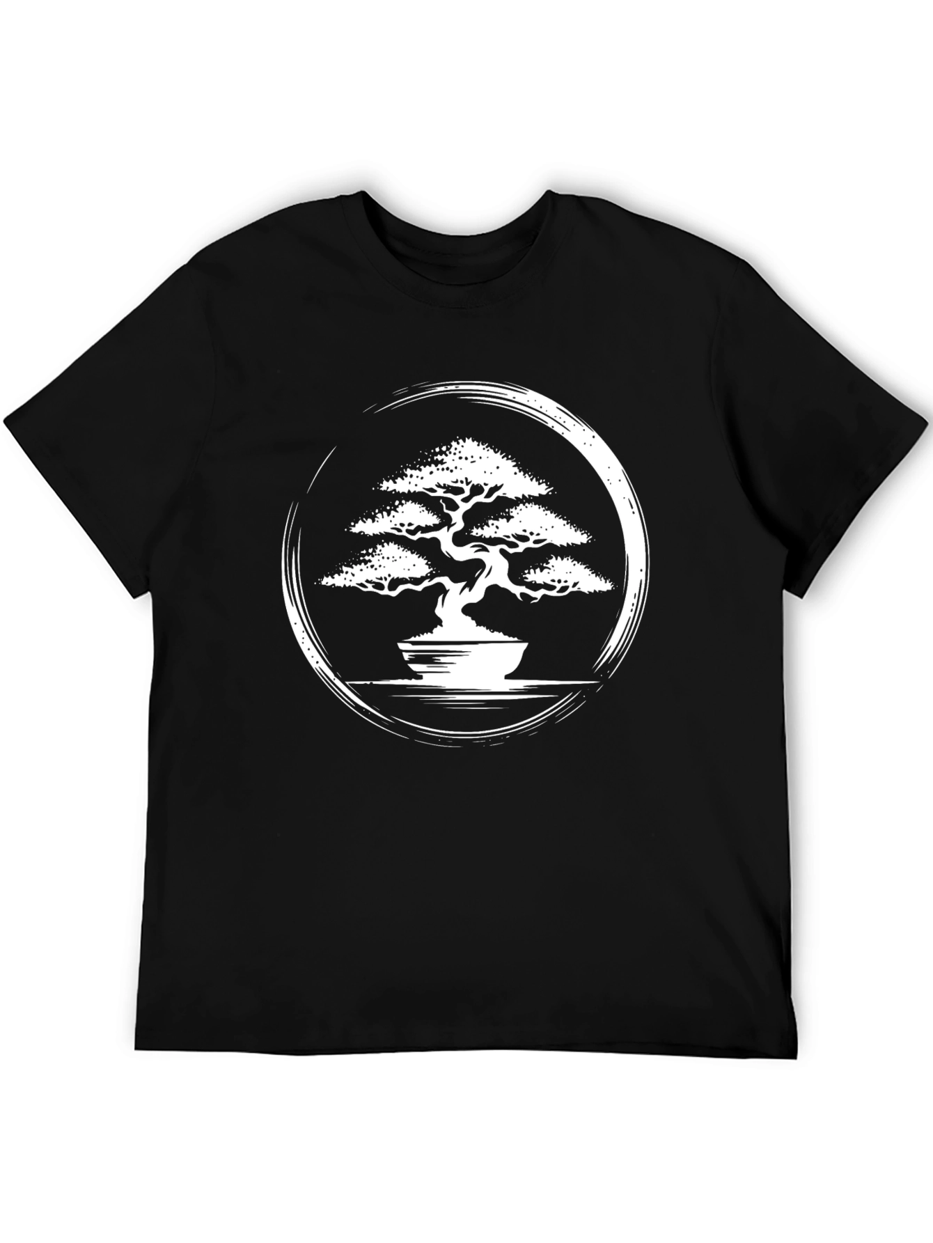 Bonsai Tree Graphic T-Shirt - Zen Style