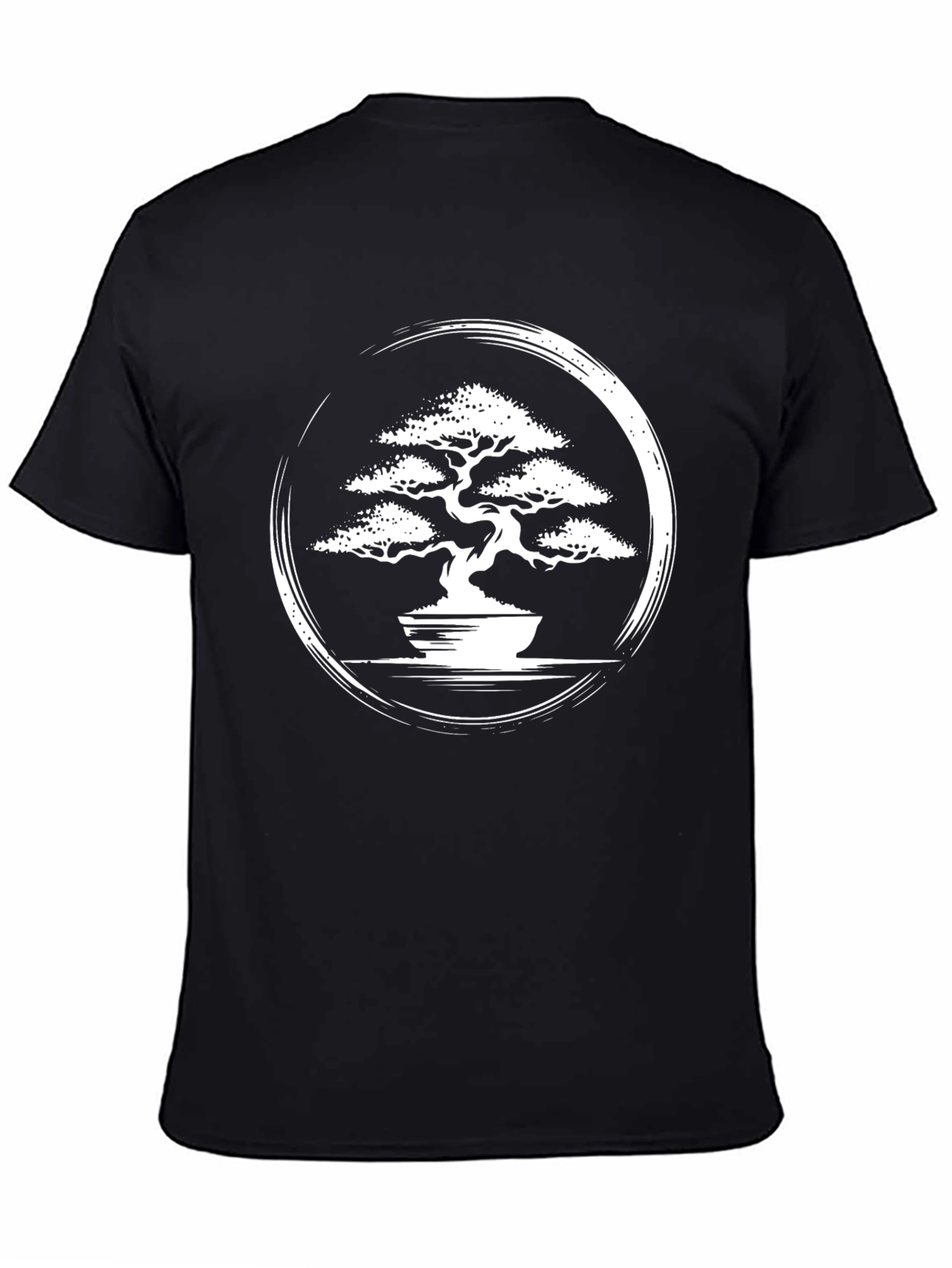Bonsai Tree Graphic T-Shirt - Zen Style
