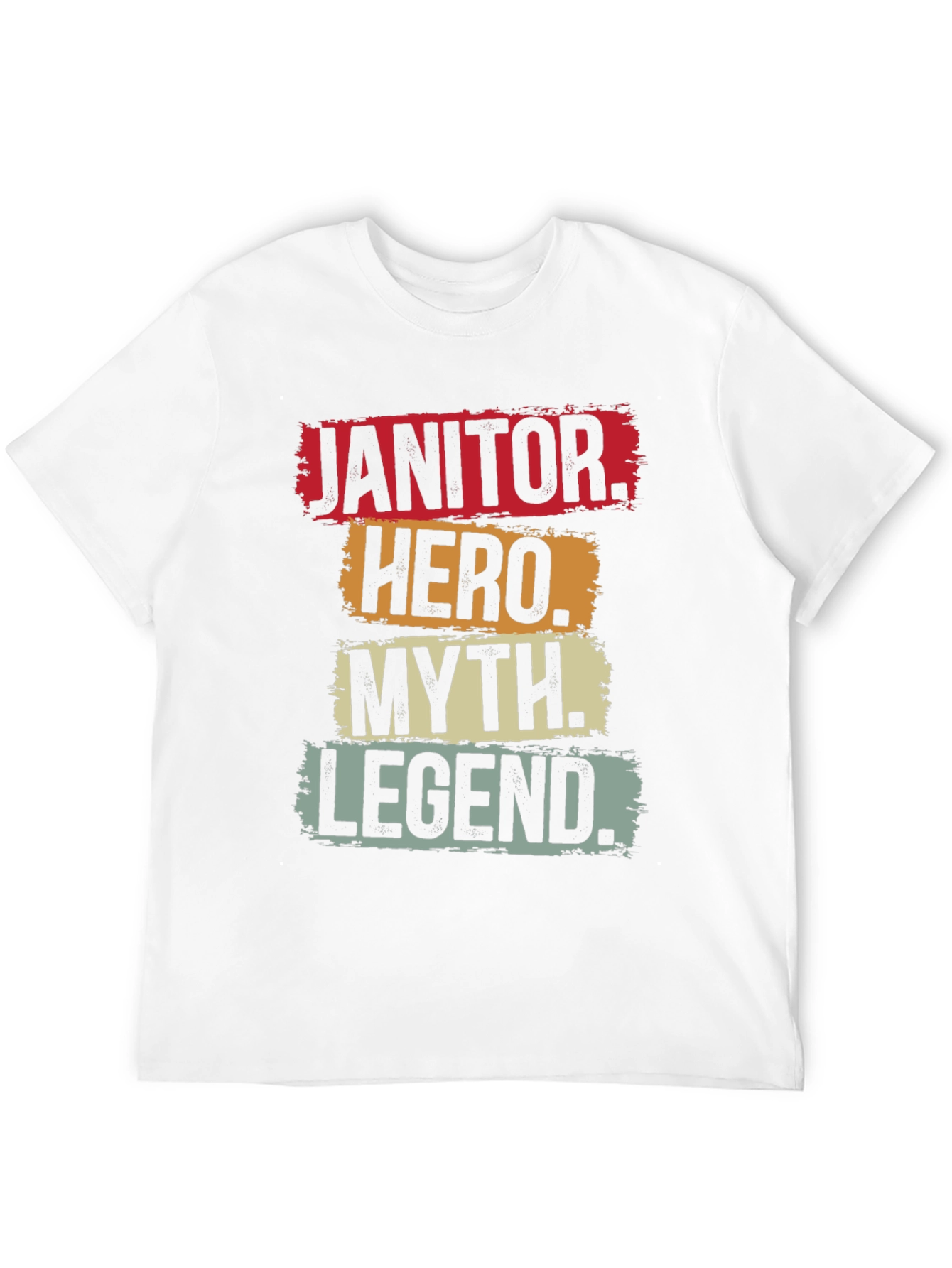 Janitor Hero Myth Legend Graphic T-Shirt
