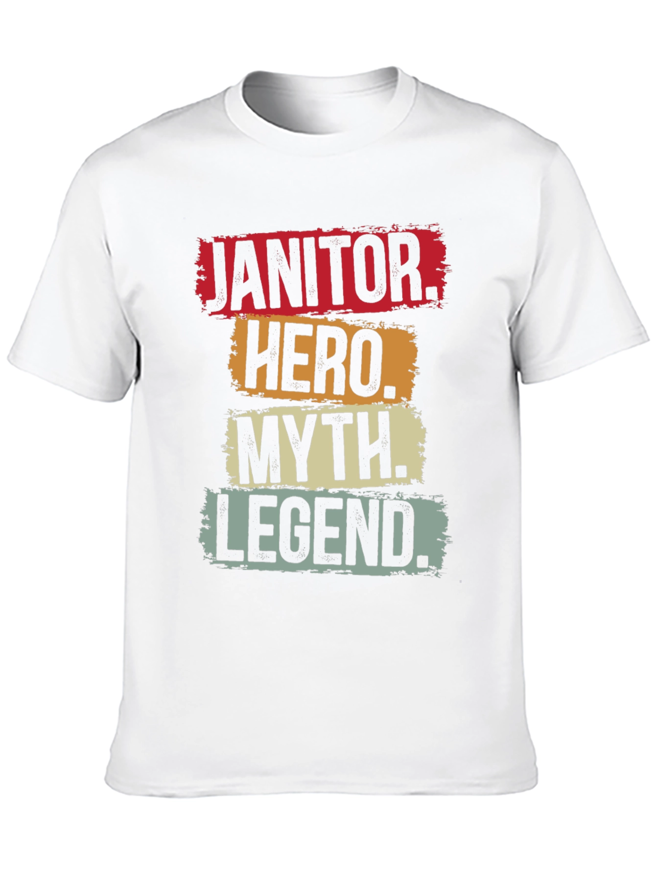 Janitor Hero Myth Legend Graphic T-Shirt