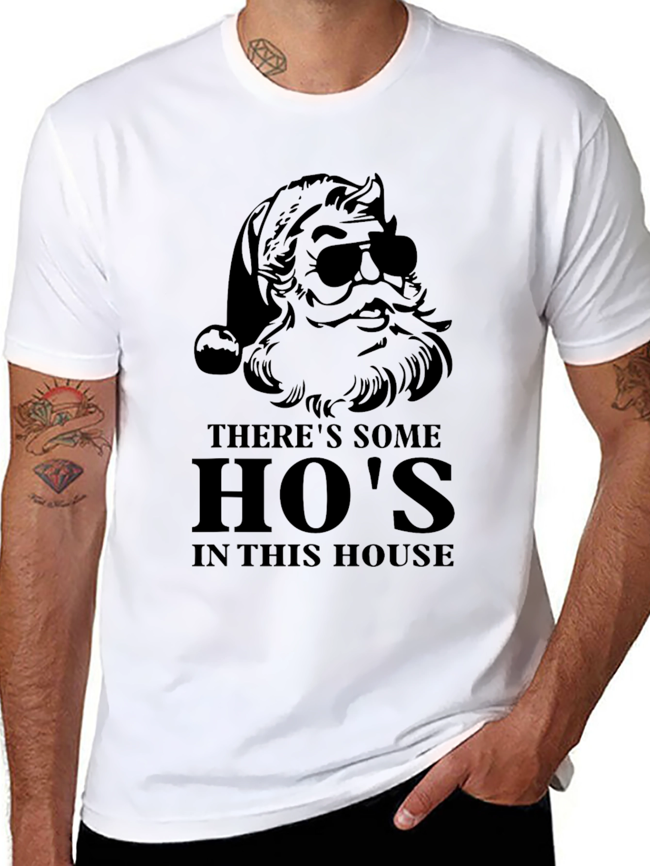 Funny Santa Hos In This House T-Shirt